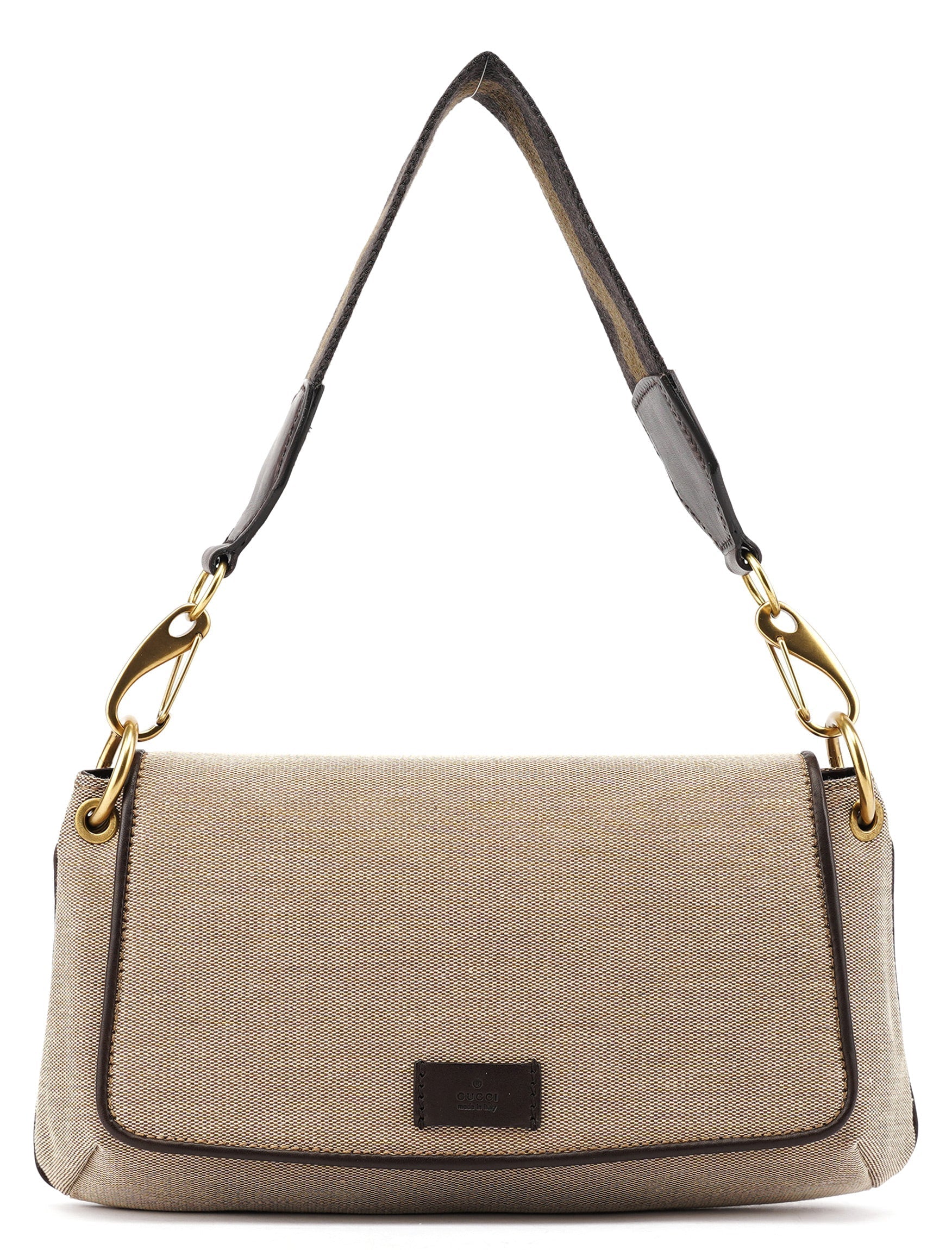 2003 Beige Canvas Shoulder Bag