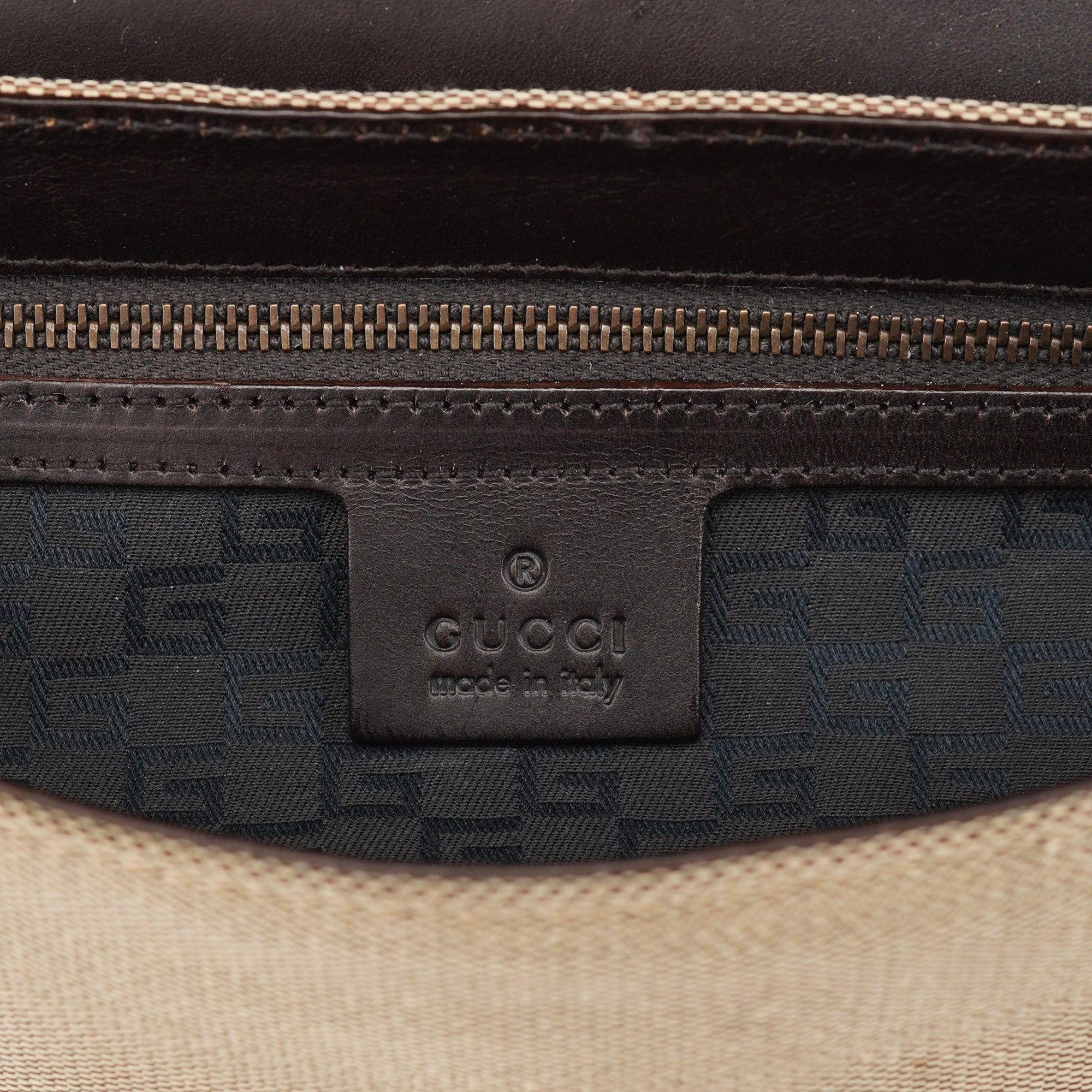 2003 Beige Canvas Shoulder Bag