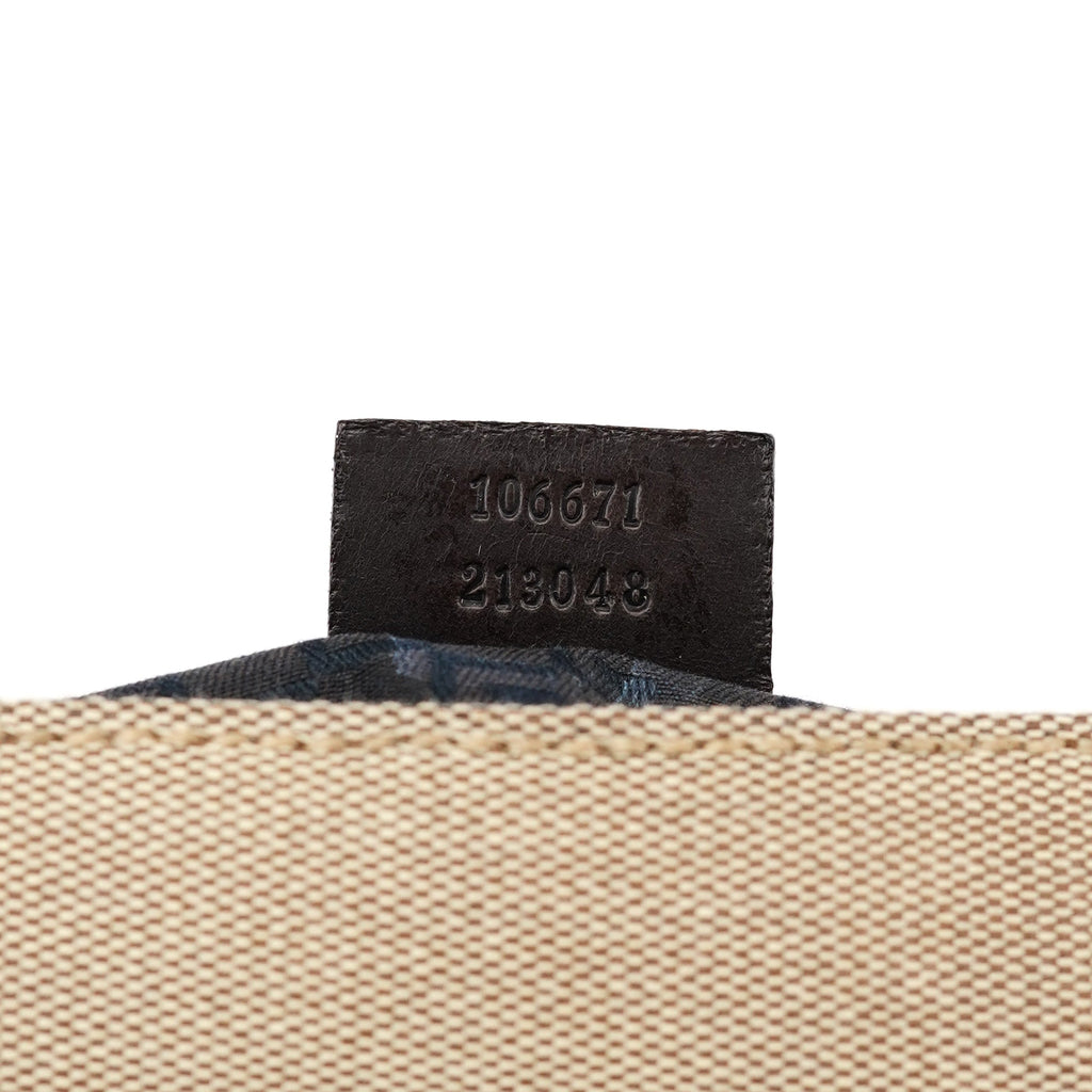 2003 Beige Canvas Shoulder Bag