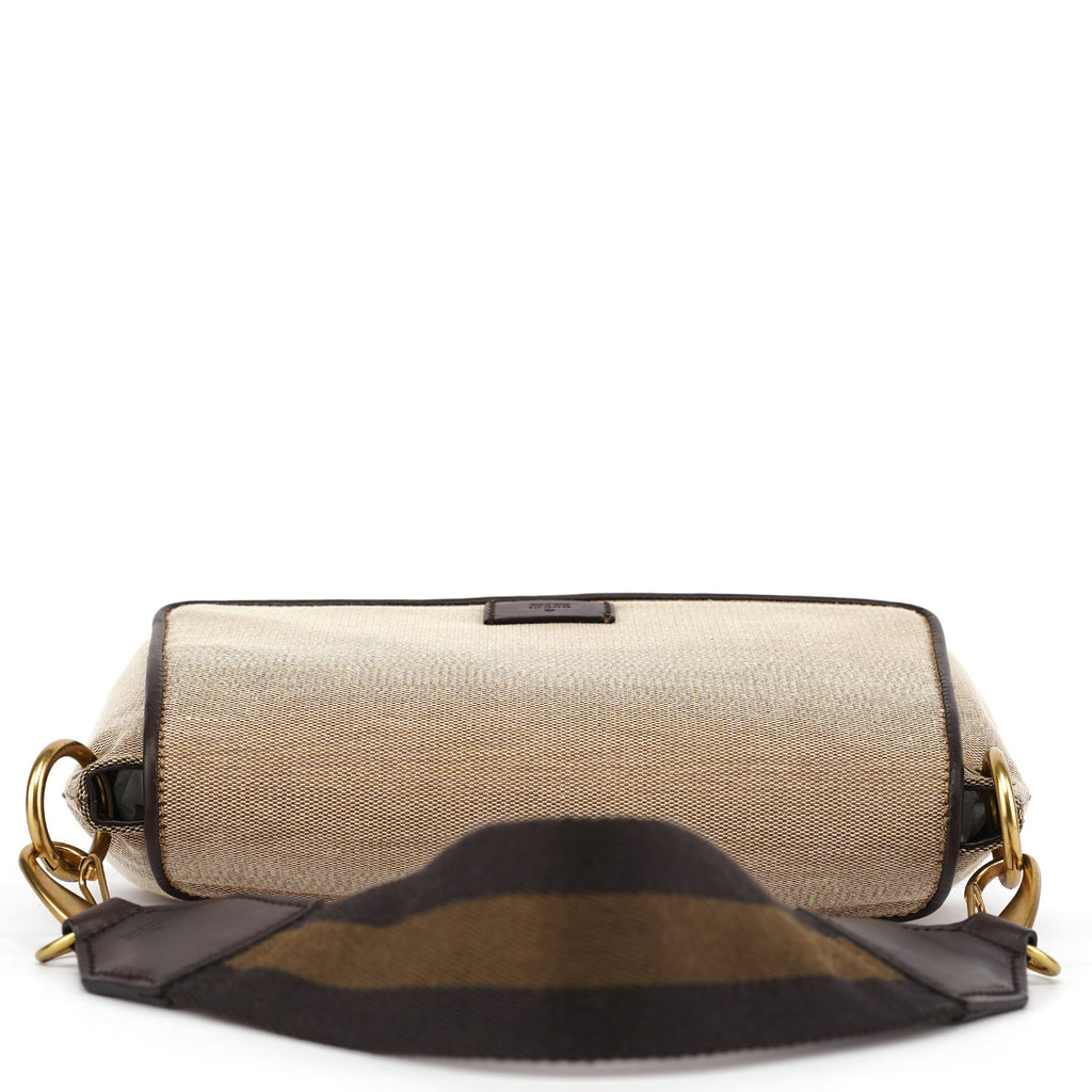 2003 Beige Canvas Shoulder Bag