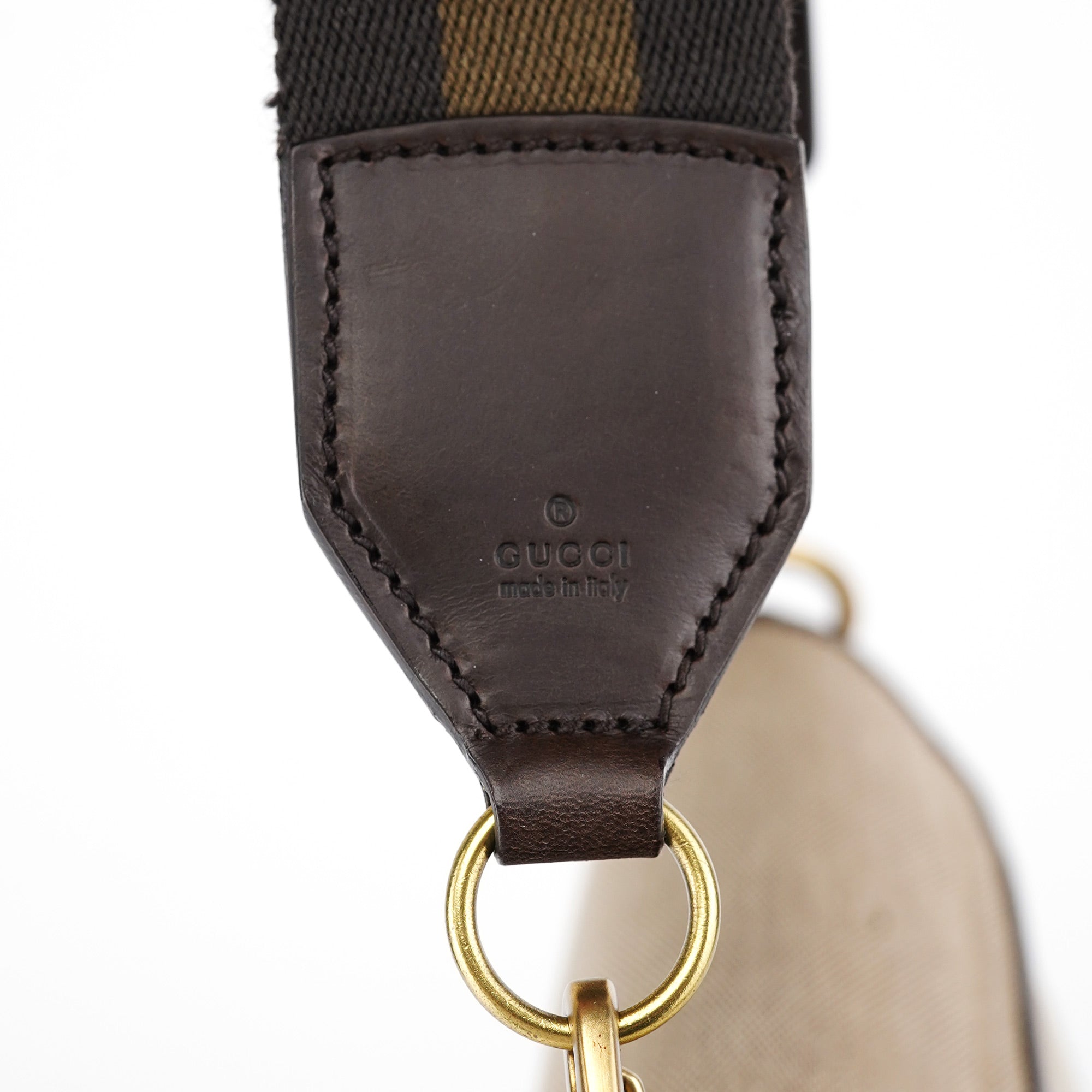 2003 Beige Canvas Shoulder Bag