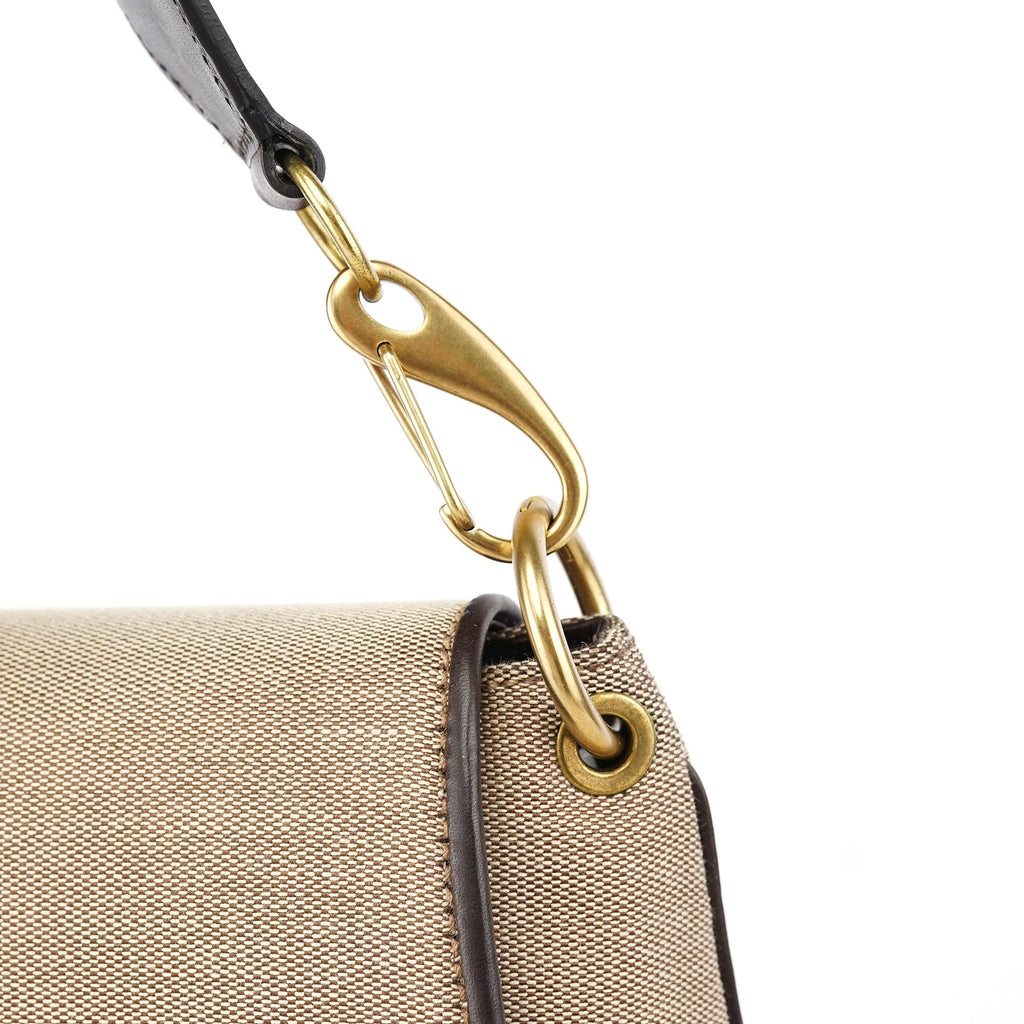 2003 Beige Canvas Shoulder Bag