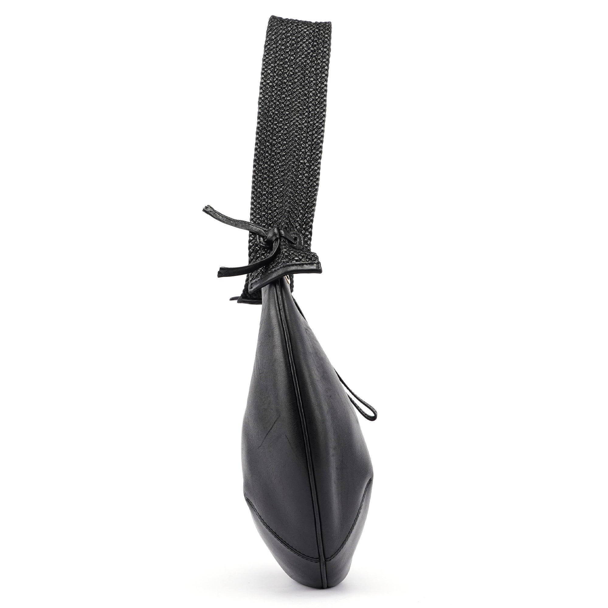 2003 Black Calfskin Hobo Shoulder Bag