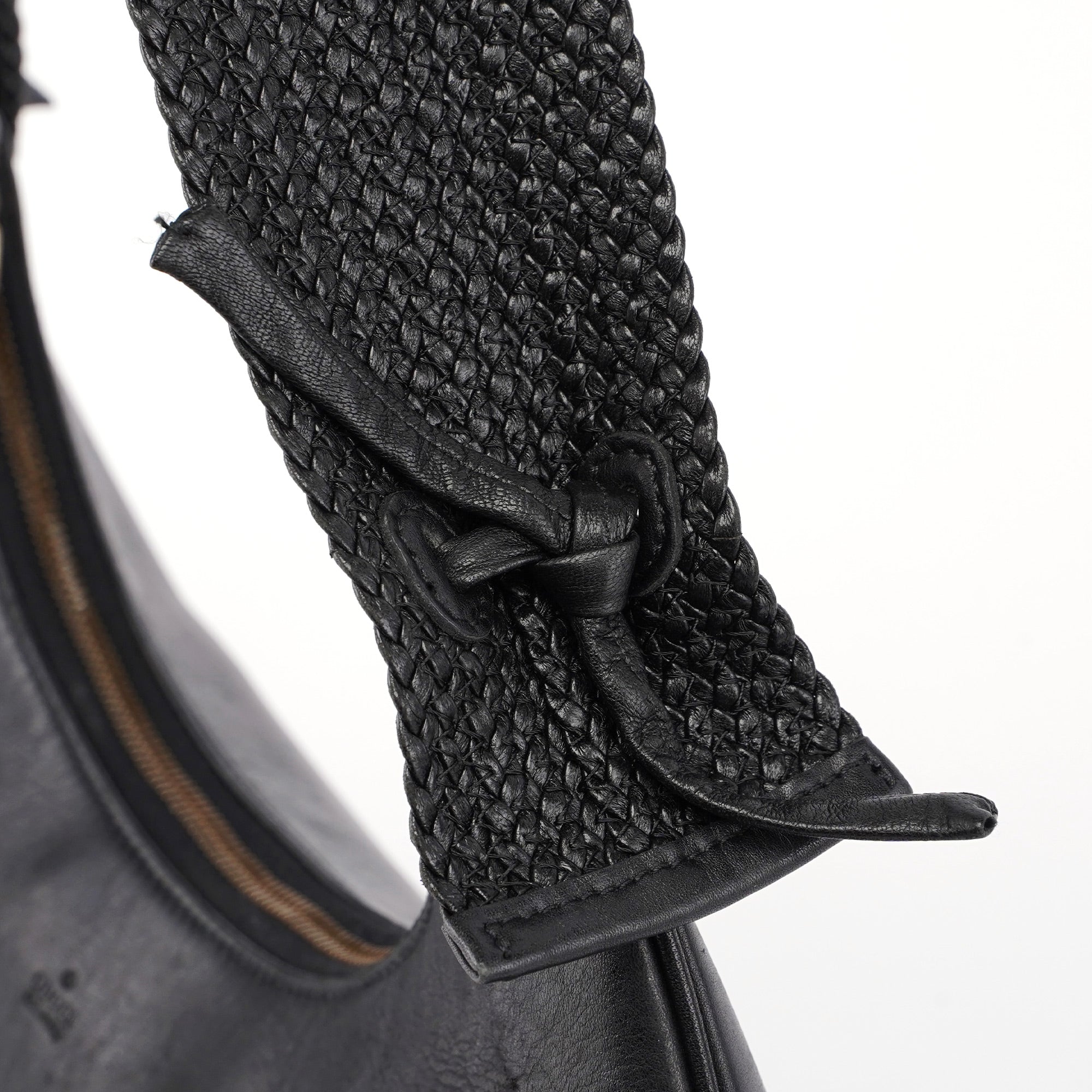 2003 Black Calfskin Hobo Shoulder Bag
