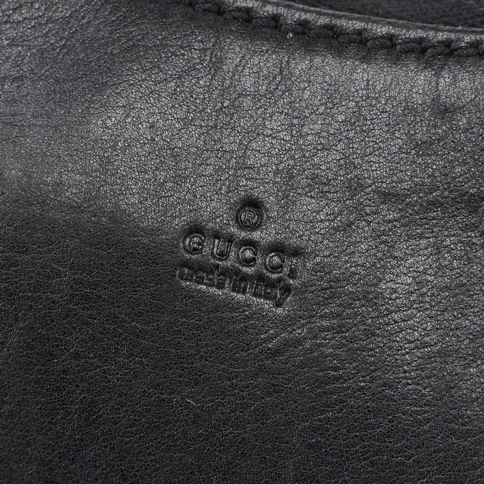 2003 Black Calfskin Hobo Shoulder Bag