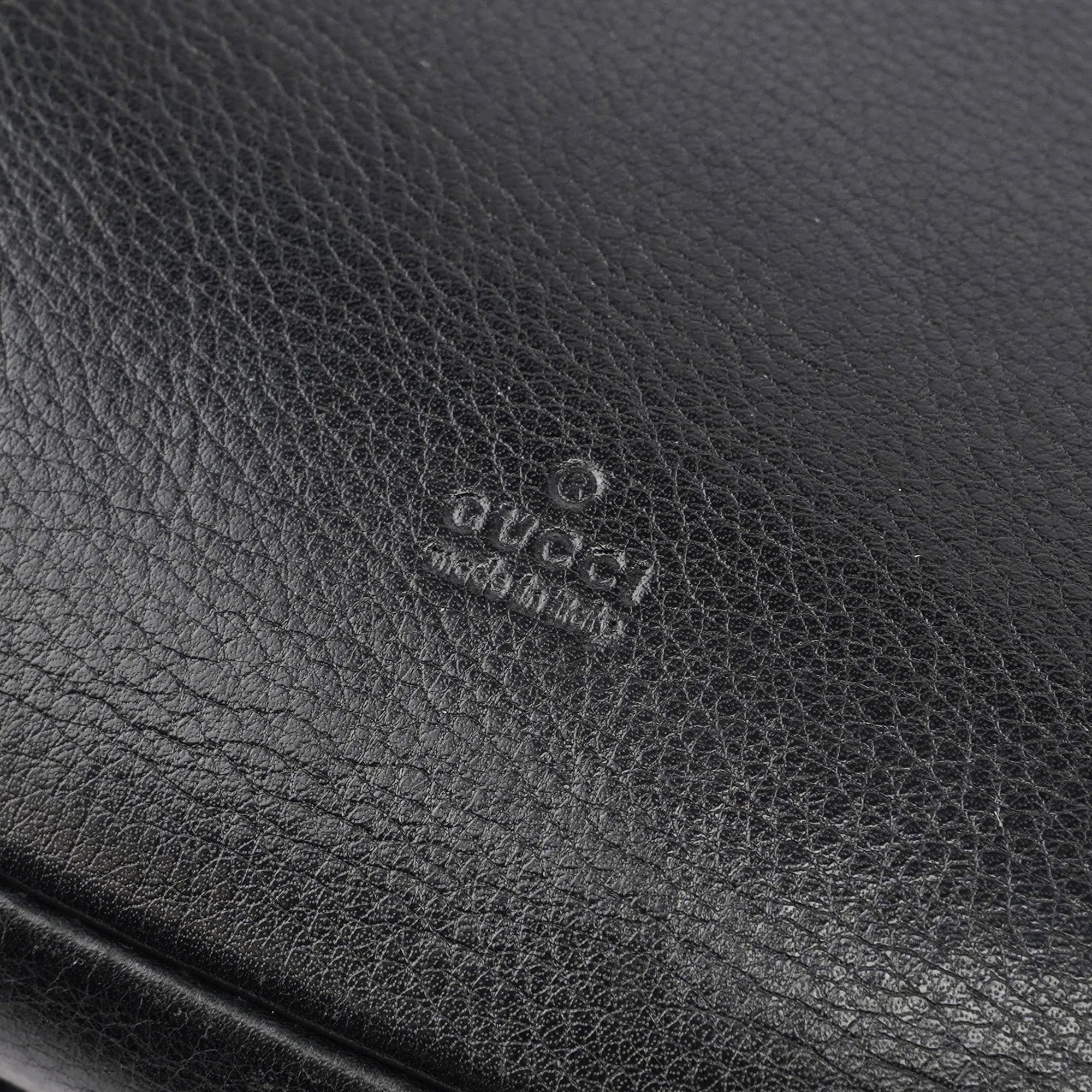 2003 Black Calfskin Knot Shoulder Bag