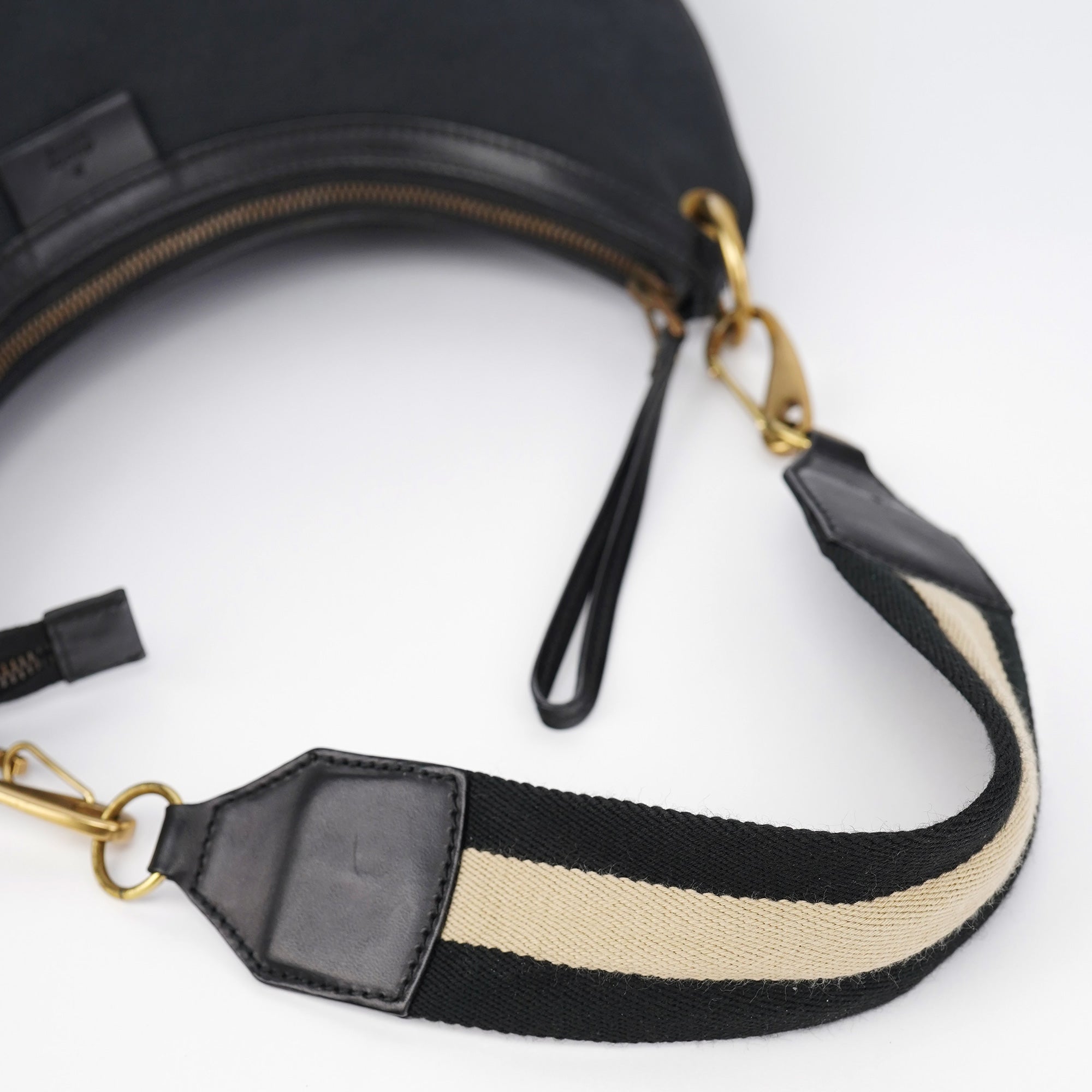 2003 Black Canvas Shoulder Bag