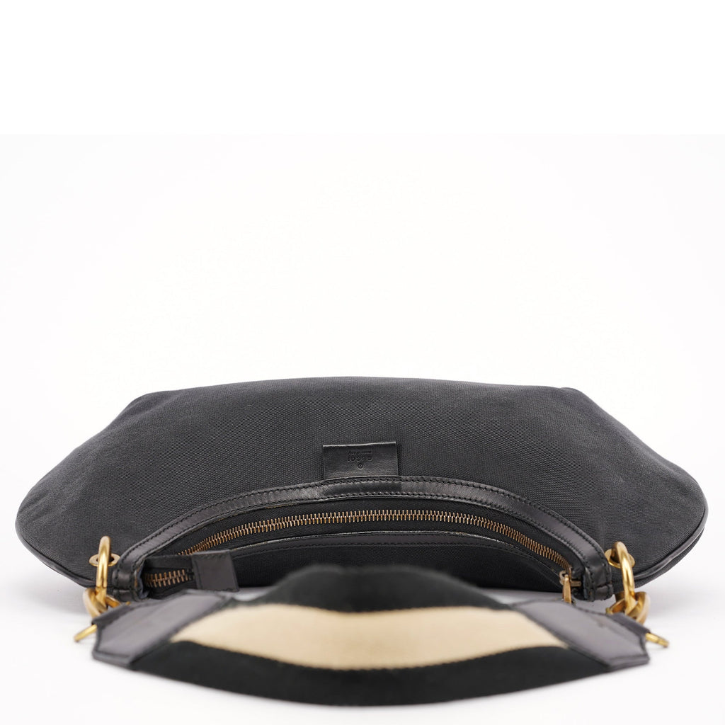 2003 Black Canvas Shoulder Bag