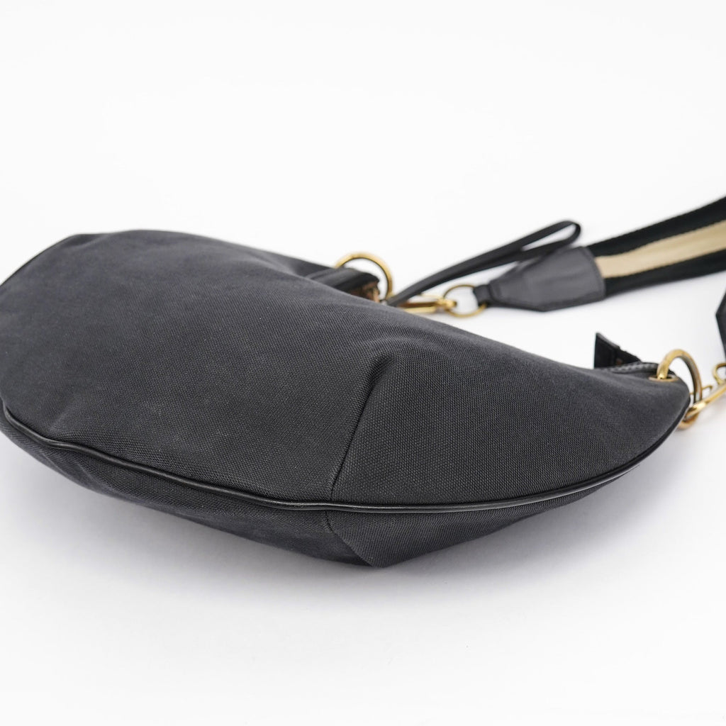 2003 Black Canvas Shoulder Bag