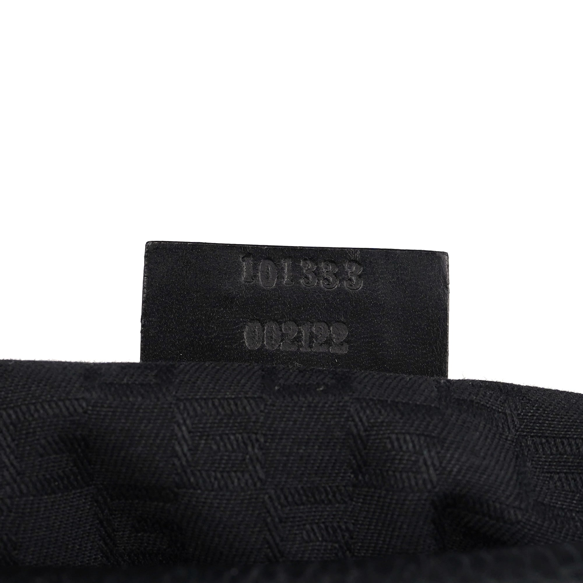 2003 Black Leather Hobo Shoulder Bag