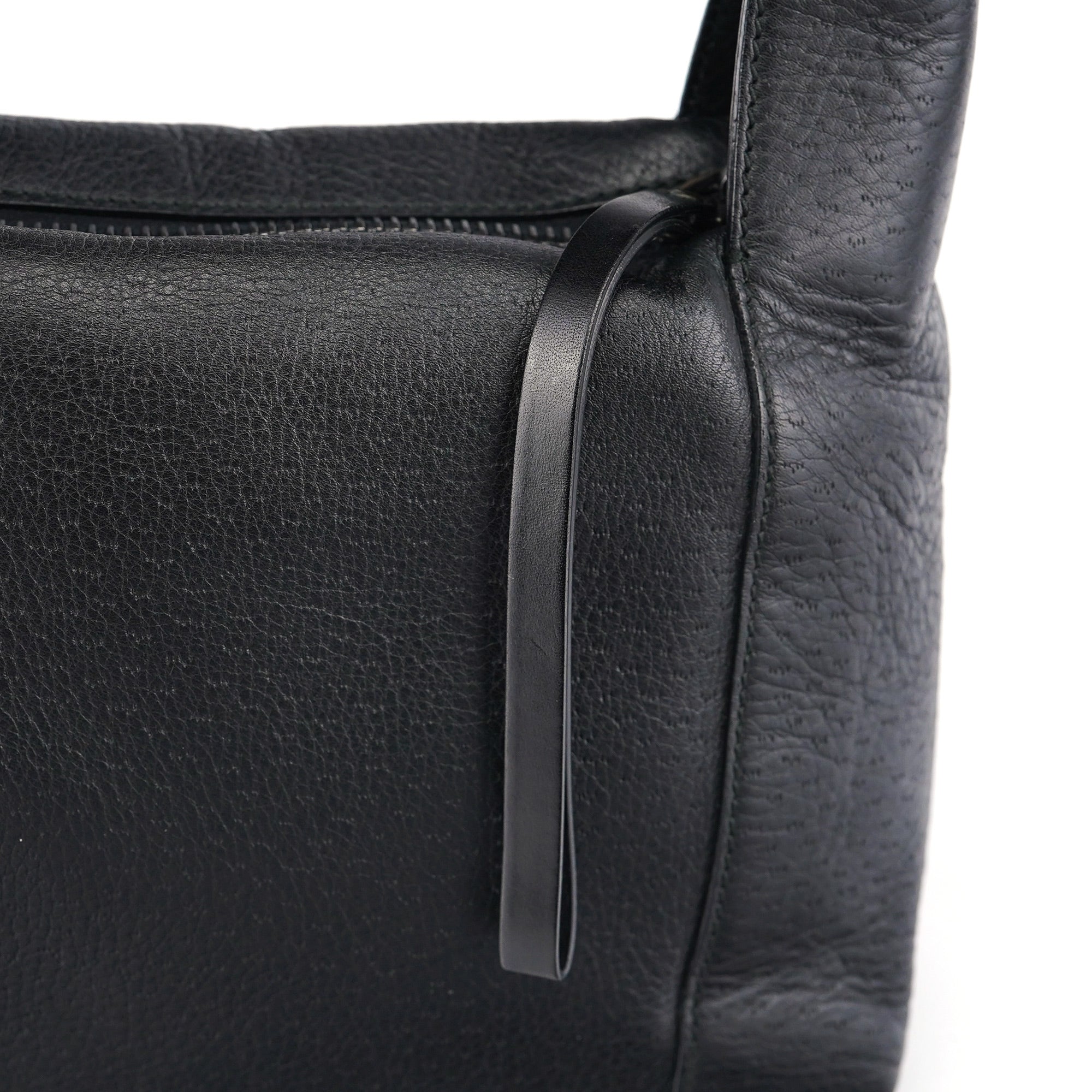 2003 Black Leather Hobo Shoulder Bag