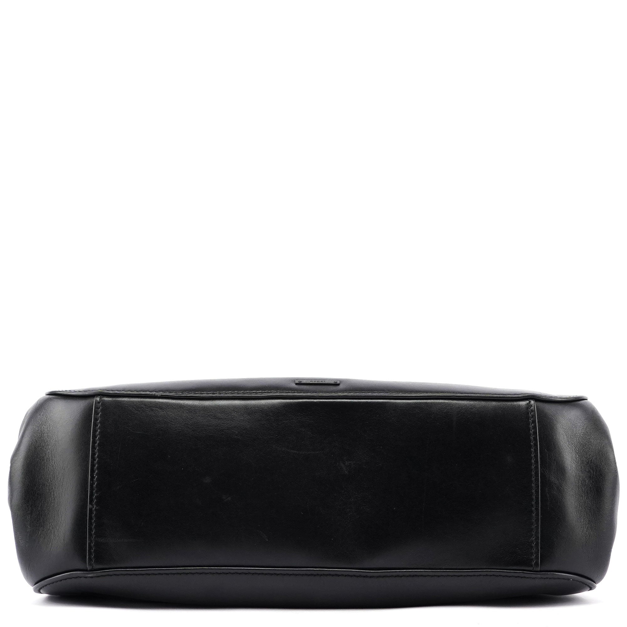 2003 Black Leather Large Shoulder Bag