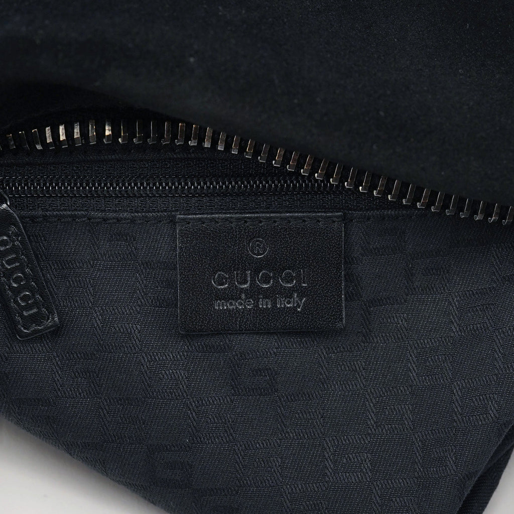 2003 Black Suede Shoulder Bag