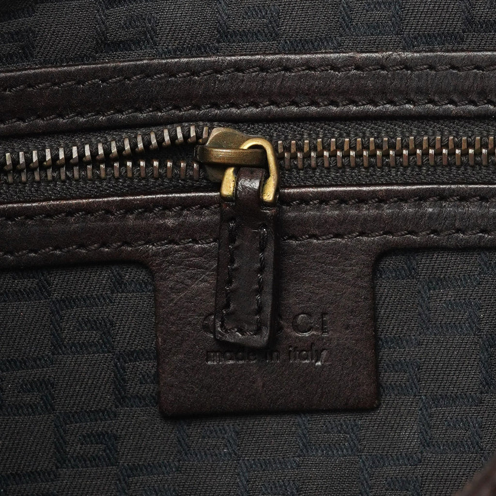 2003 Brown Canvas Hobo Shoulder Bag