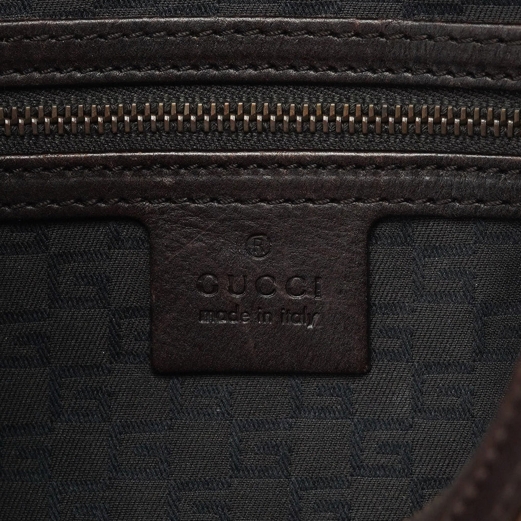 2003 Brown Canvas Hobo Shoulder Bag