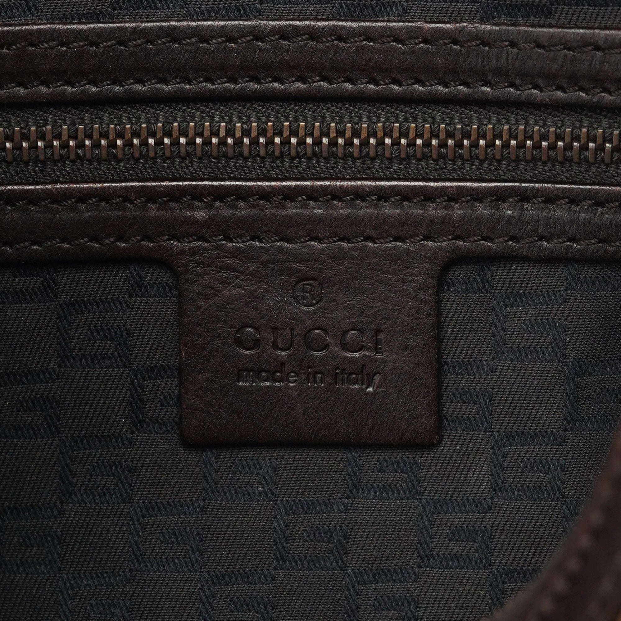 2003 Brown Canvas Hobo Shoulder Bag