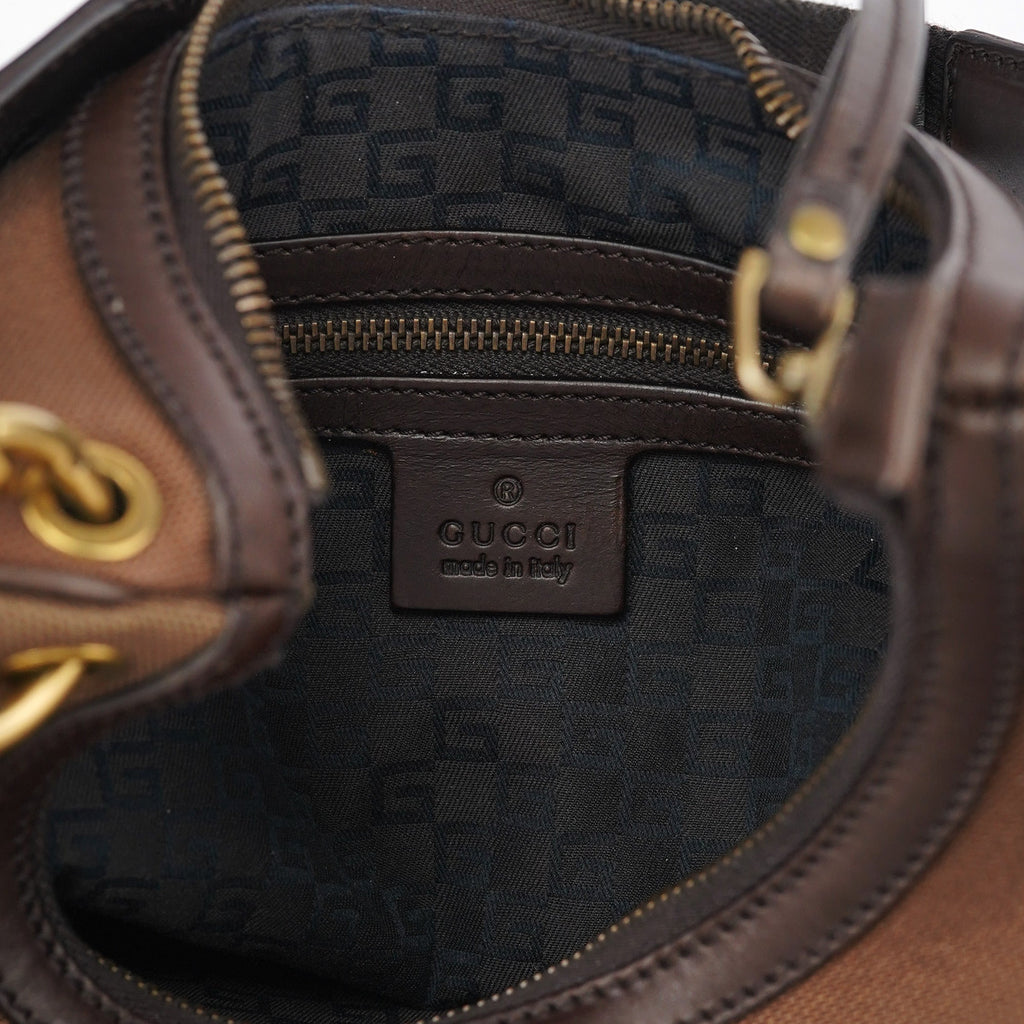 2003 Brown Canvas Shoulder Bag