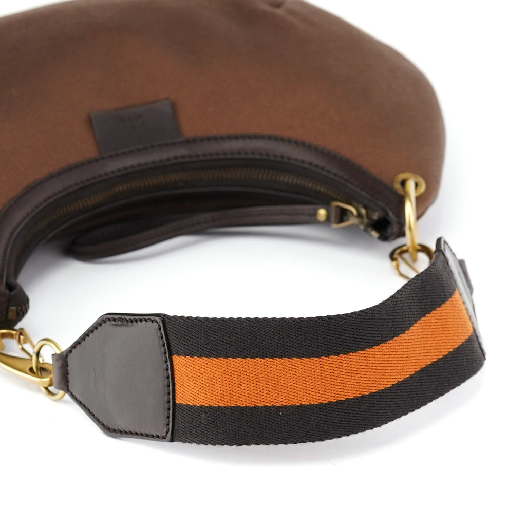 2003 Brown Canvas Shoulder Bag
