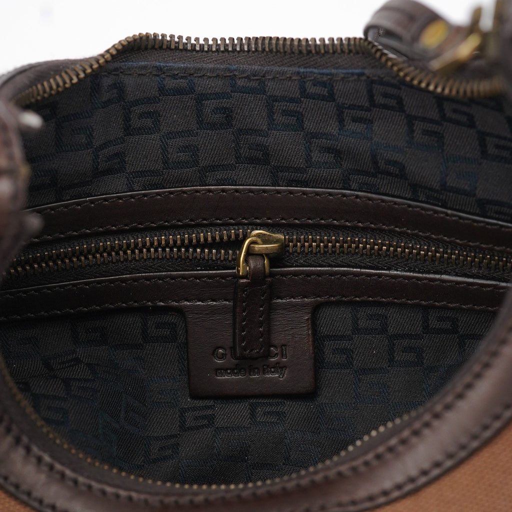 2003 Brown Canvas Shoulder Bag