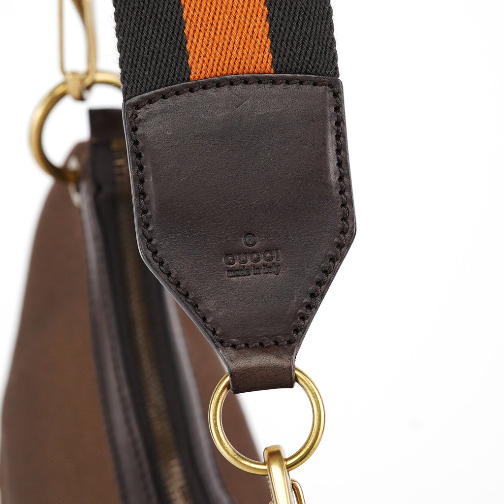 2003 Brown Canvas Shoulder Bag