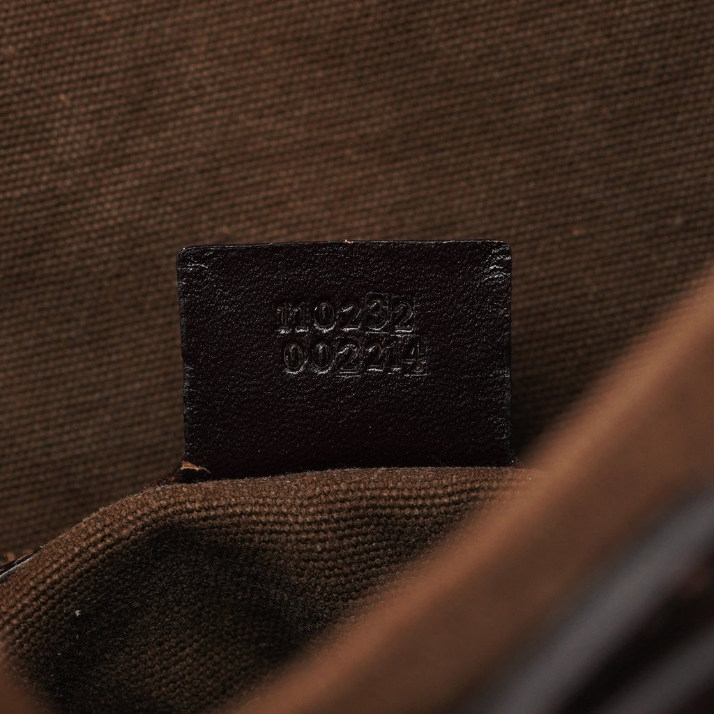 2003 Brown Canvas Shoulder Bag