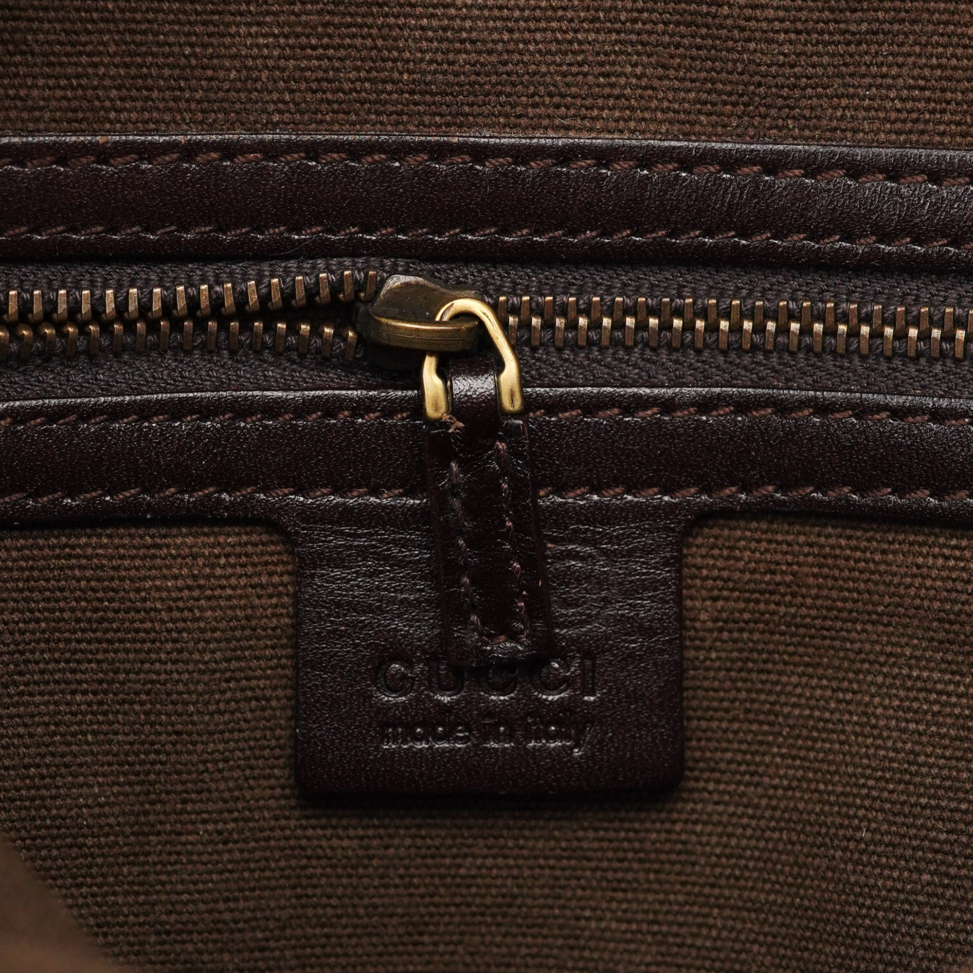 2003 Brown Canvas Shoulder Bag