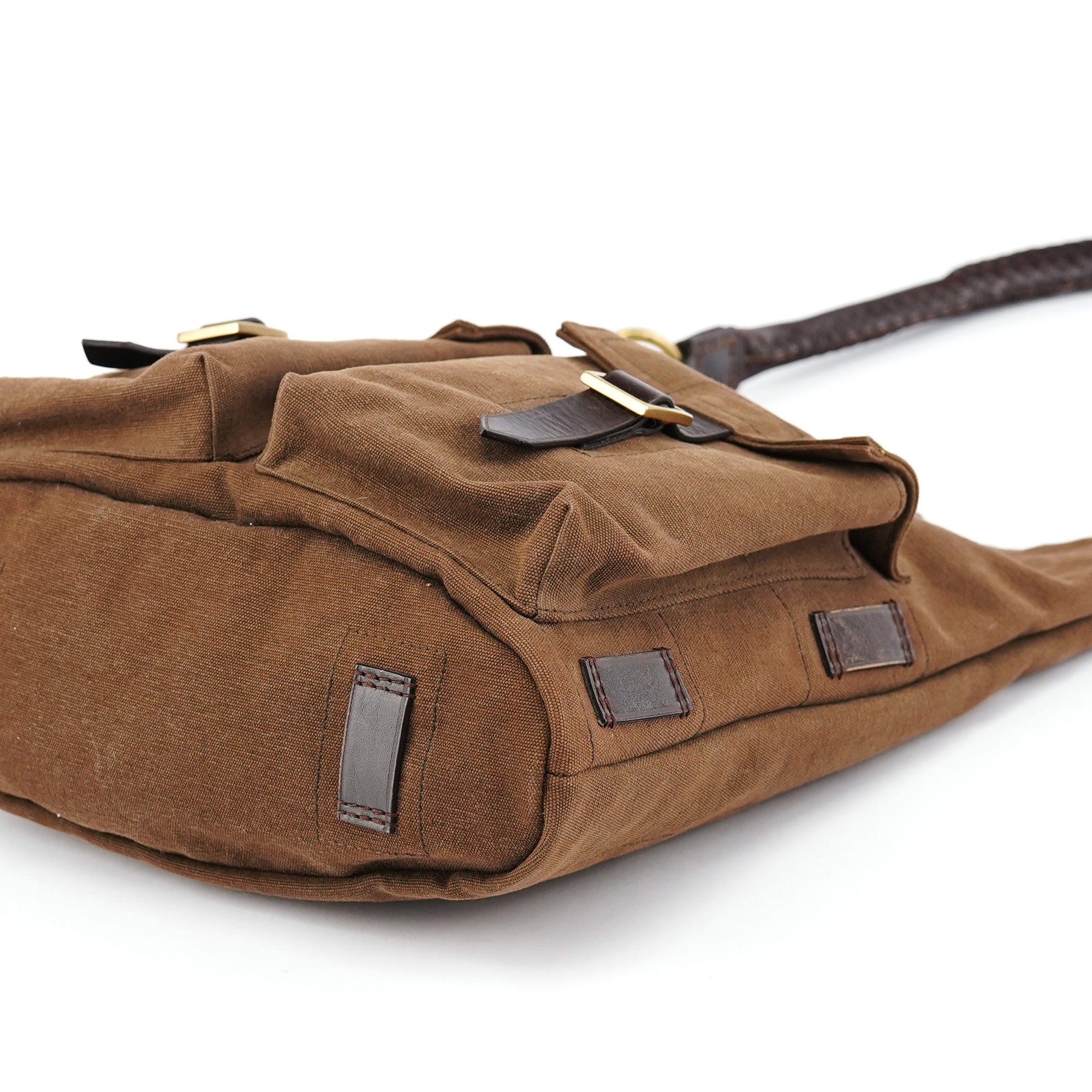 2003 Brown Canvas Shoulder Bag