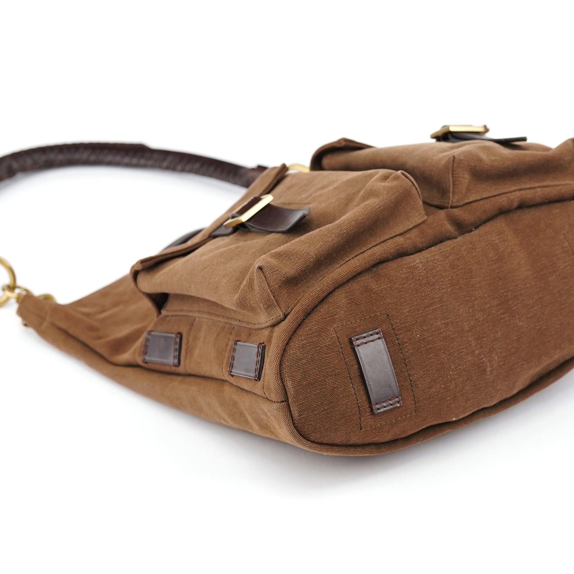 2003 Brown Canvas Shoulder Bag