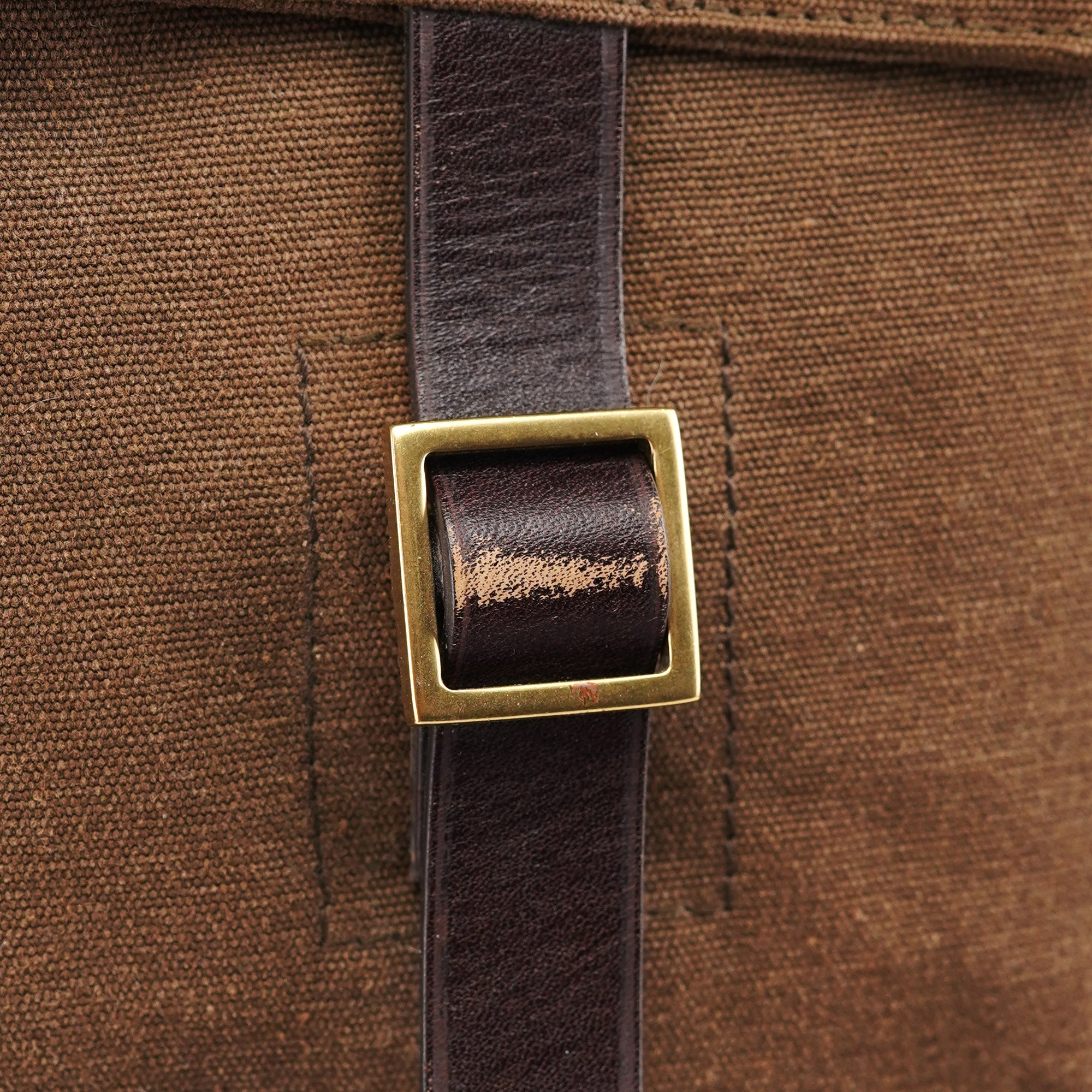 2003 Brown Canvas Shoulder Bag