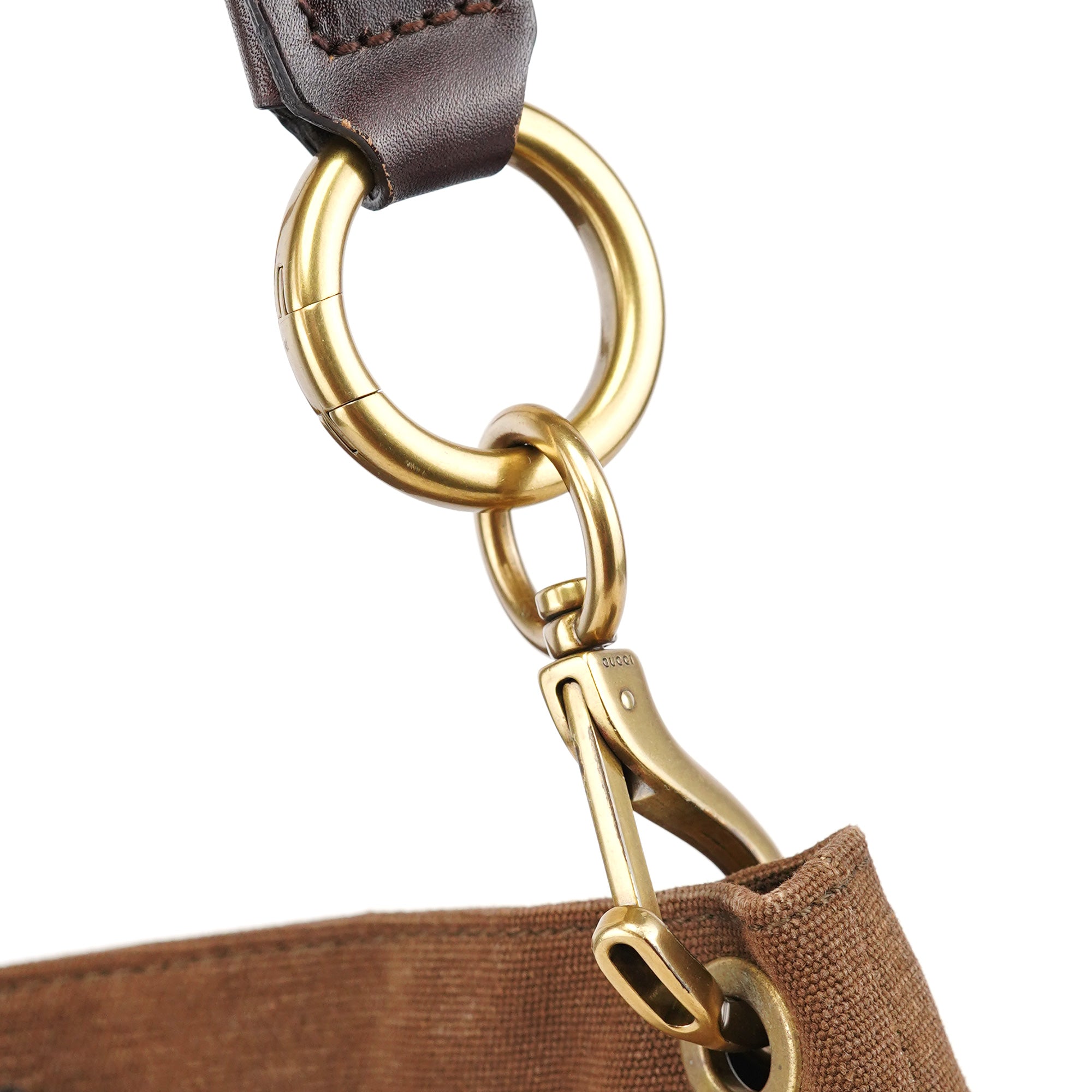 2003 Brown Canvas Shoulder Bag