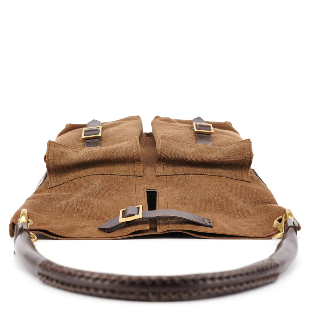 2003 Brown Canvas Shoulder Bag