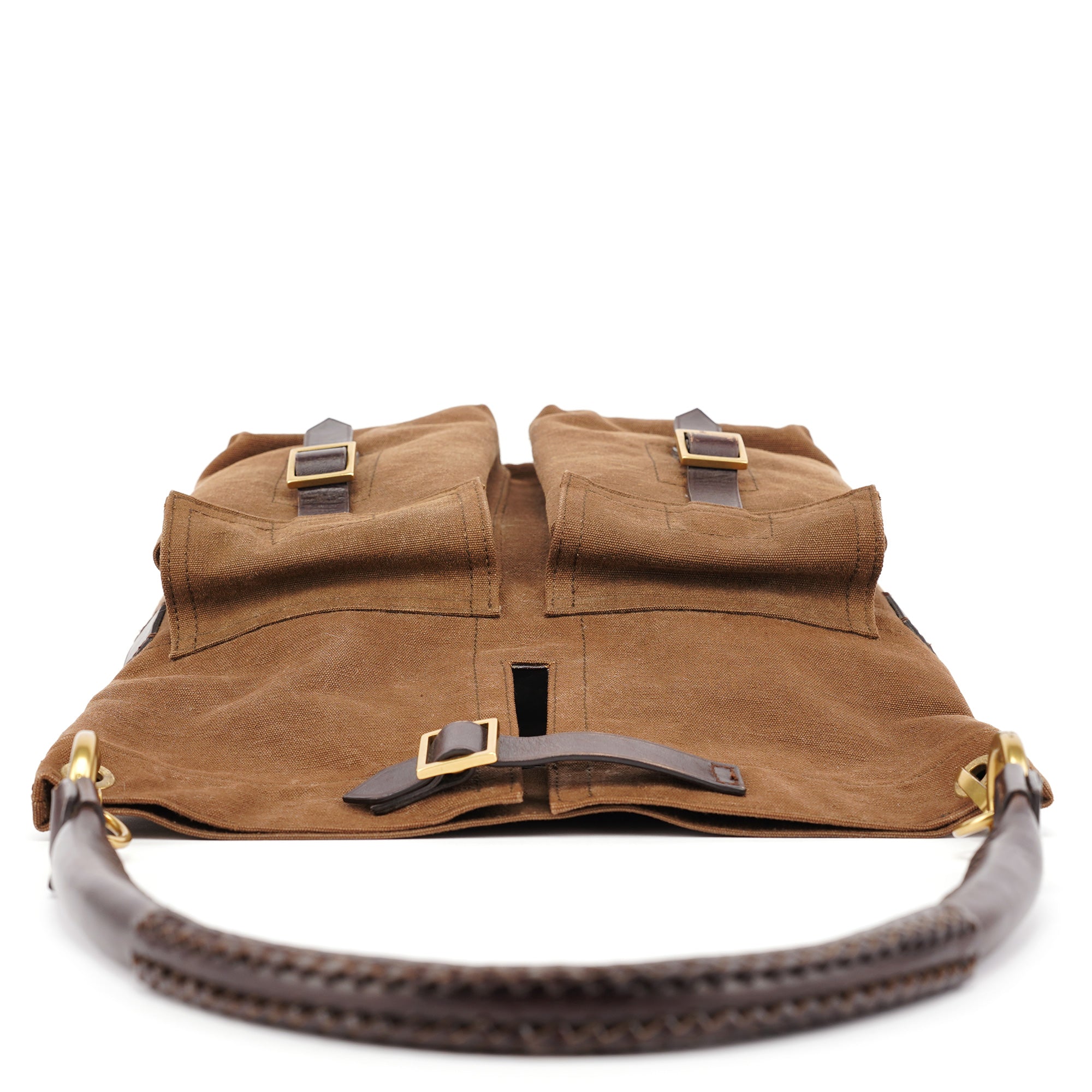 2003 Brown Canvas Shoulder Bag
