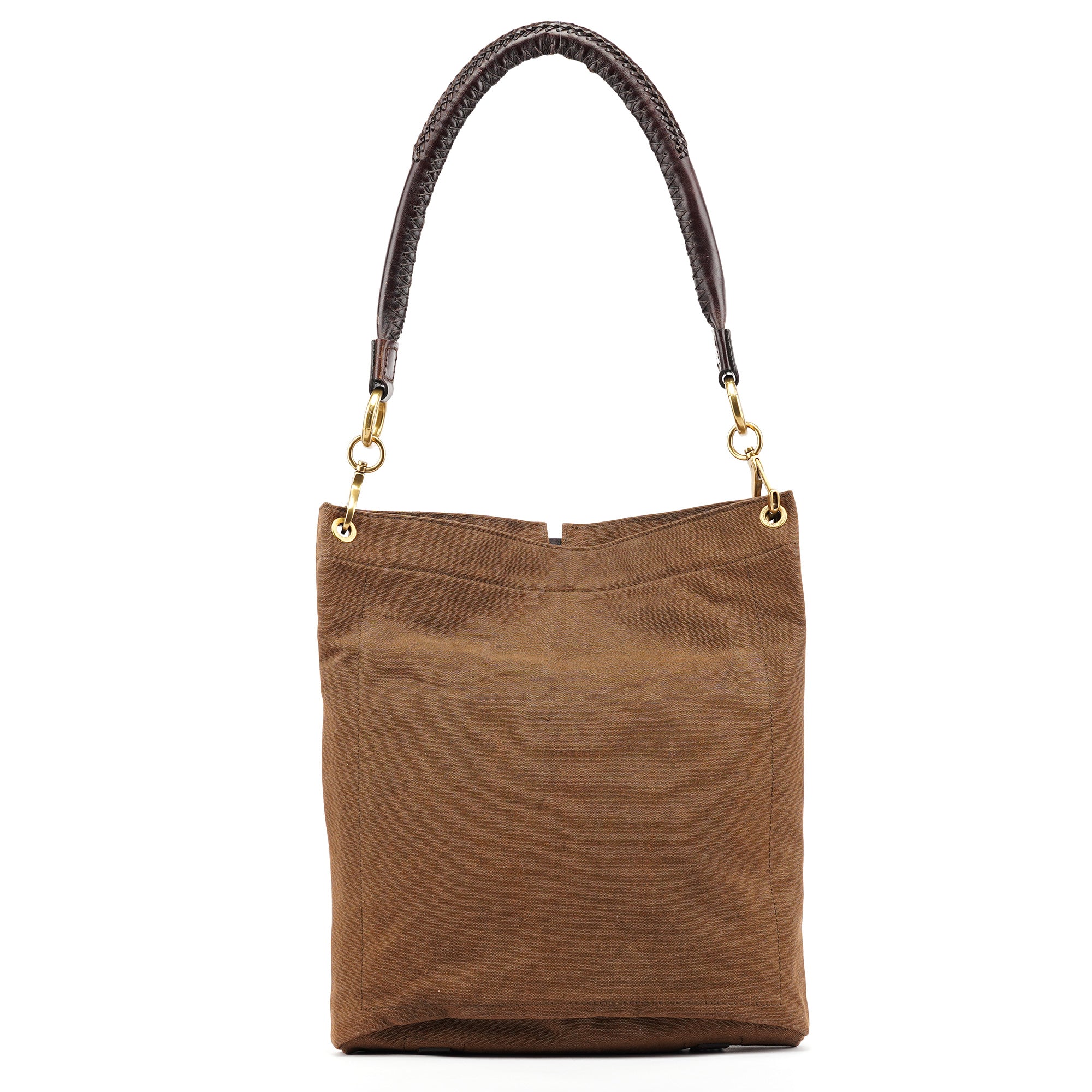 2003 Brown Canvas Shoulder Bag