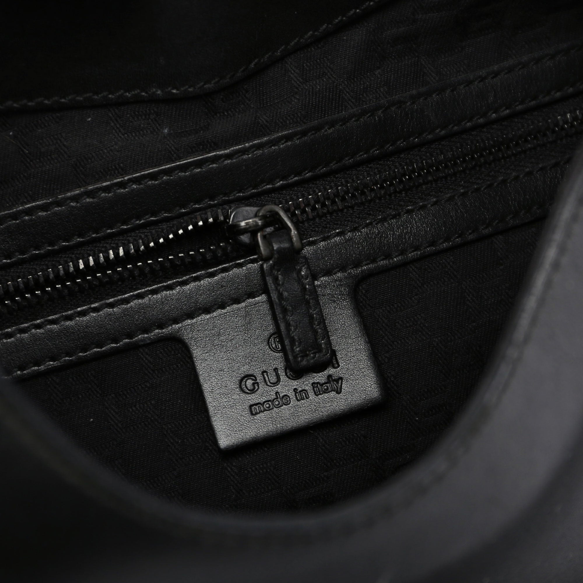 2003 brown Leather Wood Handle Bag