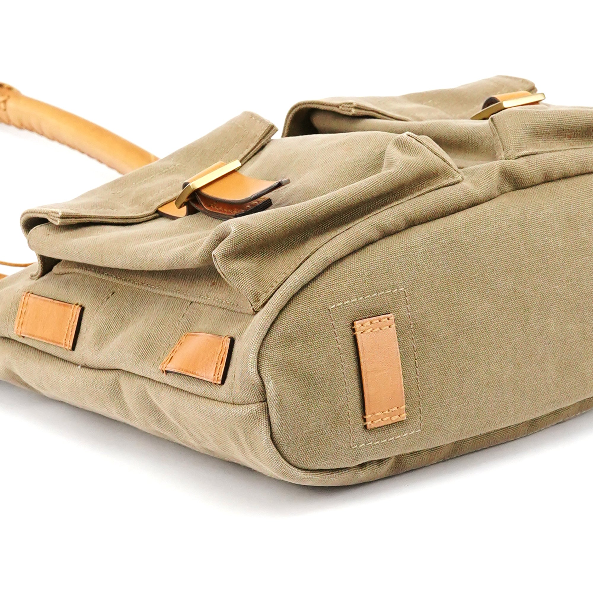 2003 Khaki Canvas Shoulder Bag