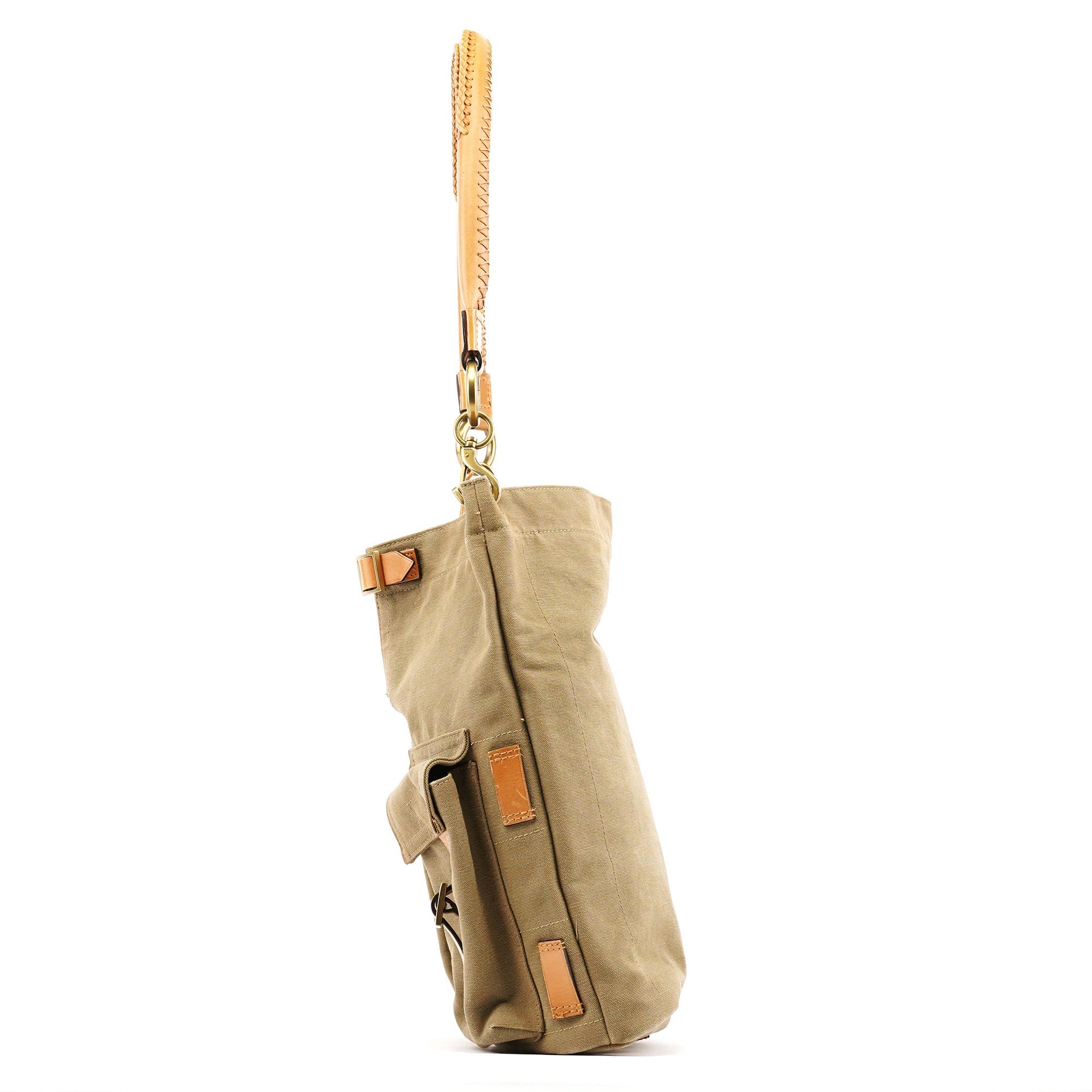 2003 Khaki Canvas Shoulder Bag