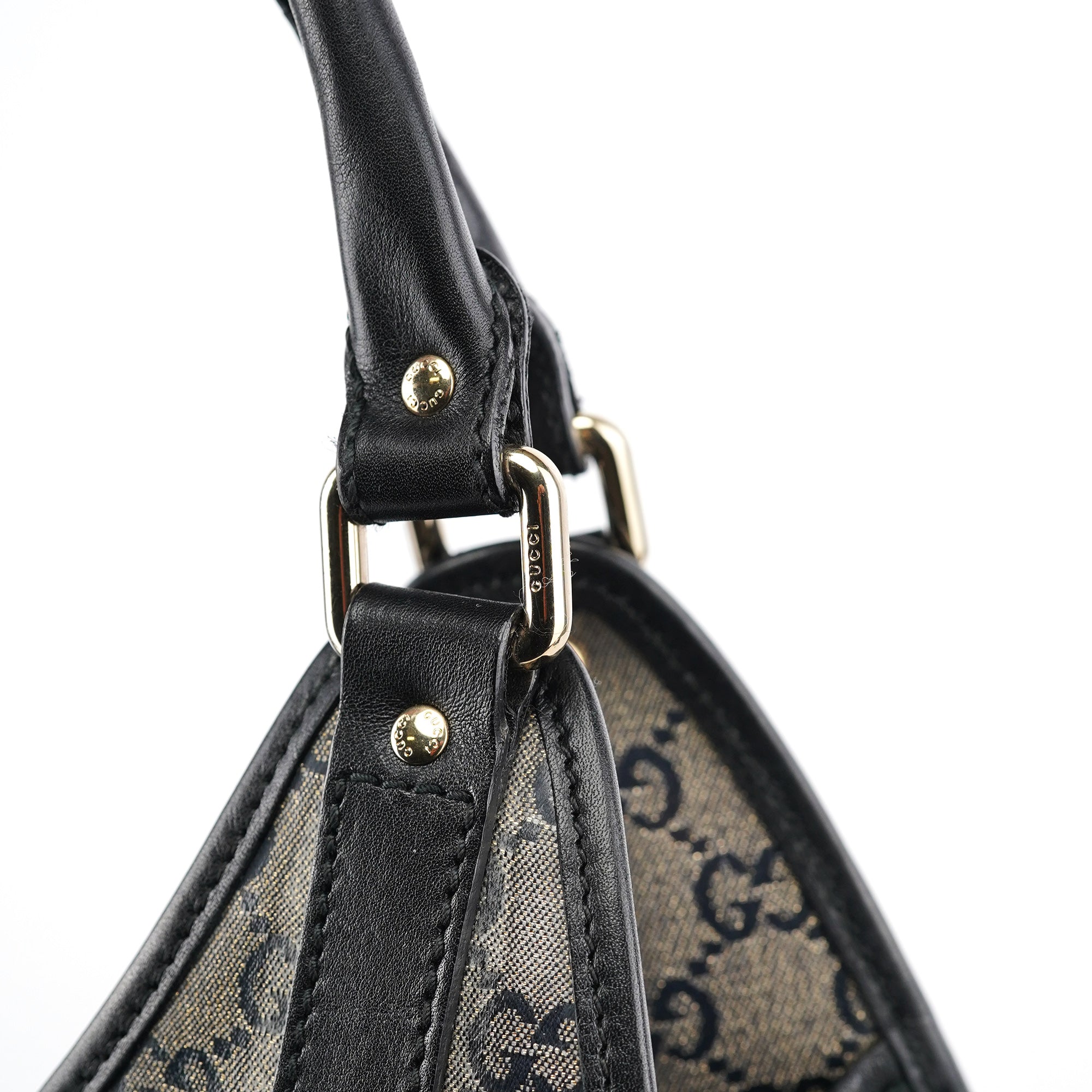 203494 Beige GG Canvas Jackie Shoulder Bag