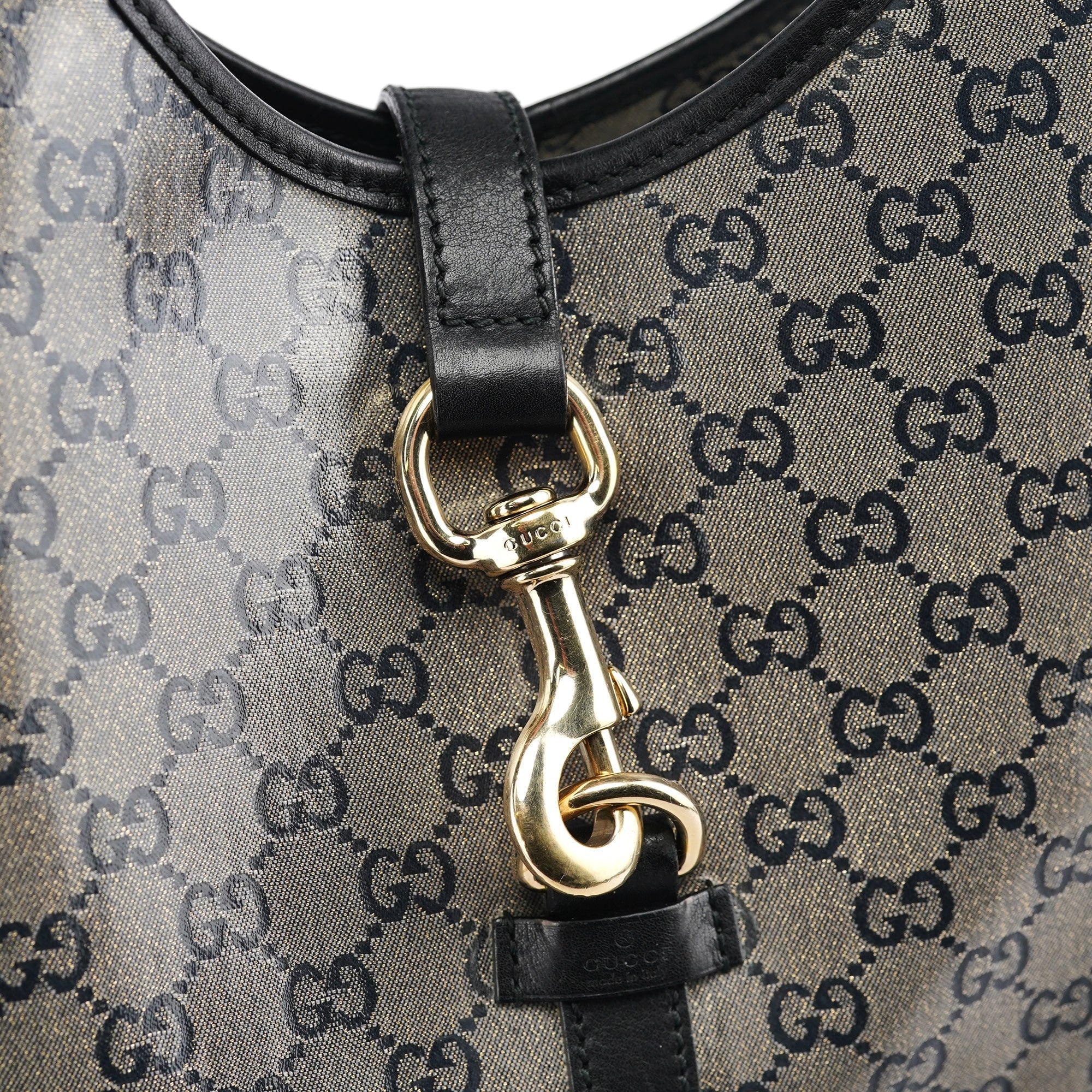 203494 Beige GG Canvas Jackie Shoulder Bag