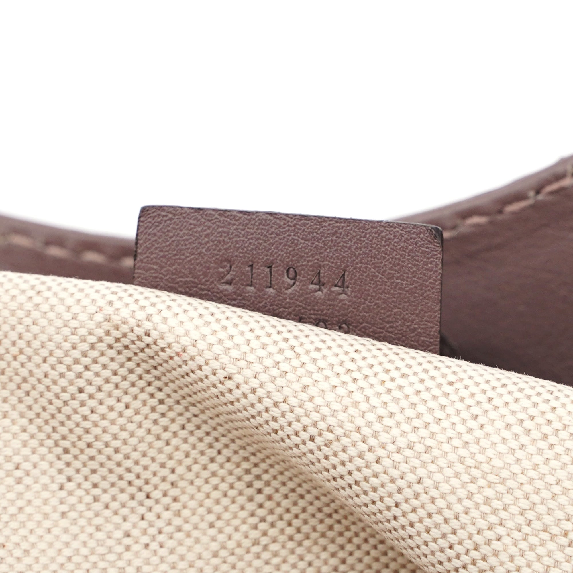 211944 Purple Calfskin GG Shoulder Bag