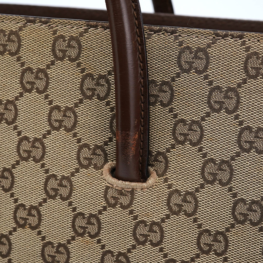 212792 Beige GG Lady Lock Tote Bag
