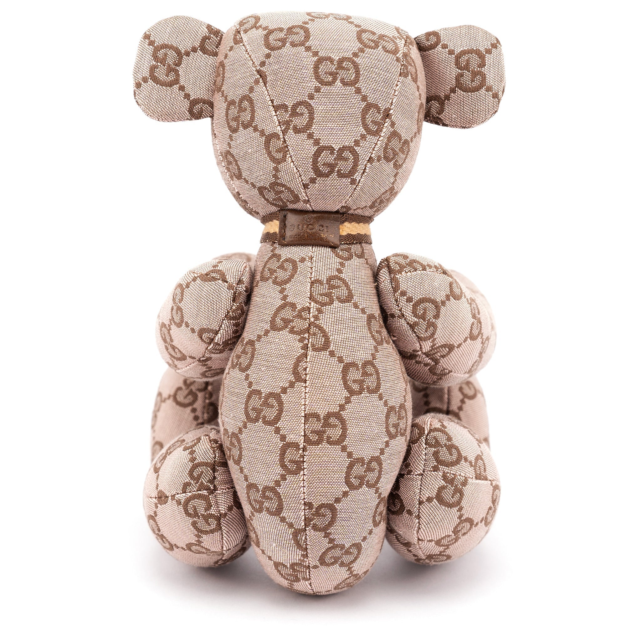 212955 Monogram Canvas Teddy Bear