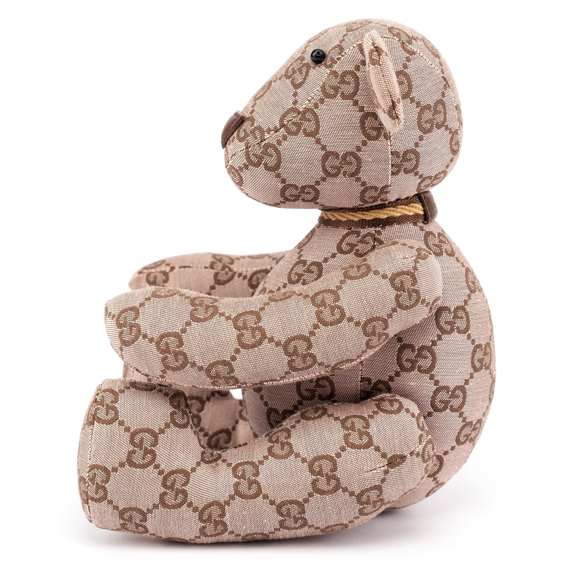 212955 Monogram Canvas Teddy Bear