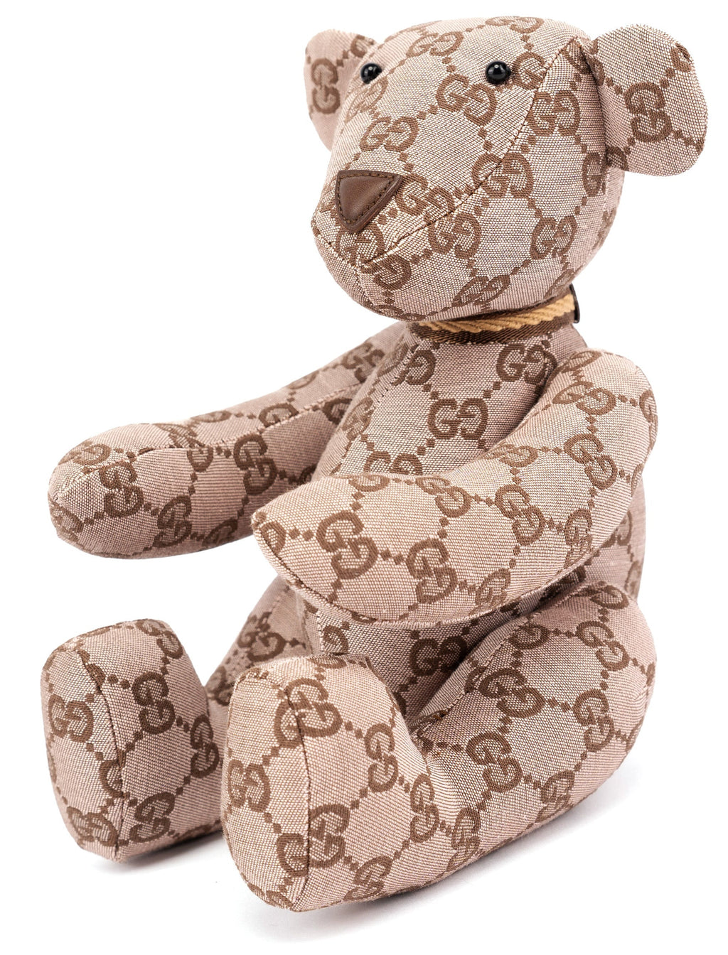212955 Monogram Canvas Teddy Bear