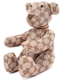 212955 Monogram Canvas Teddy Bear