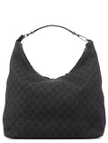 246892 Anthracite Denim GG Hobo Shoulder Bag