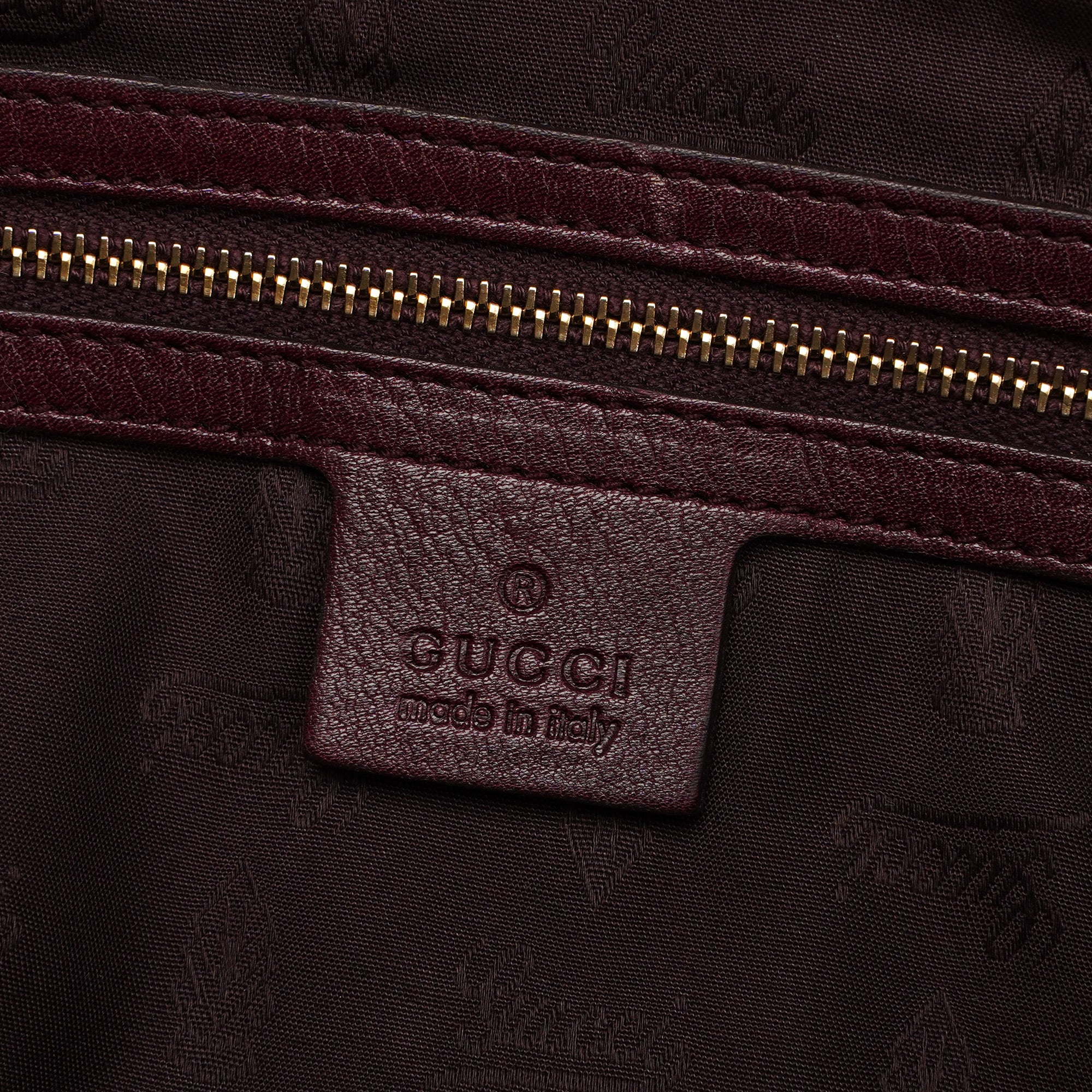248045 Burgundy Suede GG Shoulder Bag