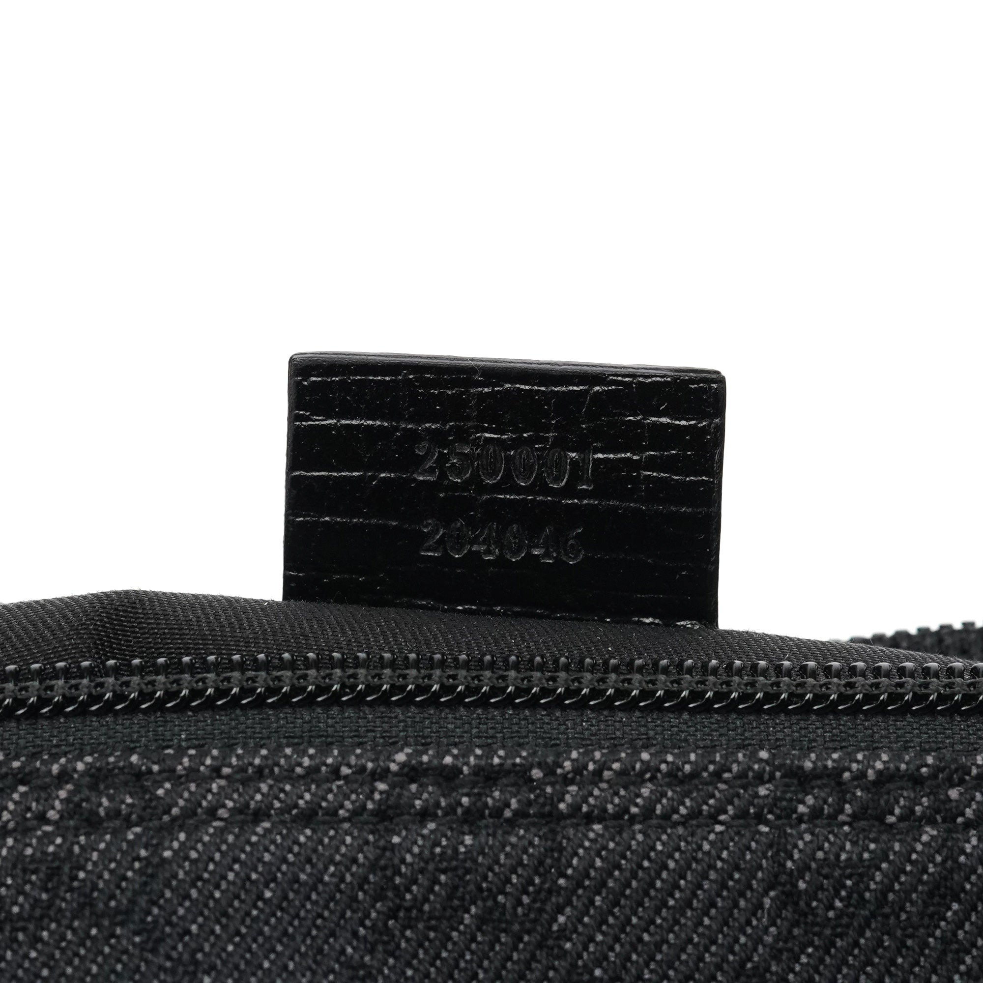 250001 Anthracite Denim GG Boat Pochette