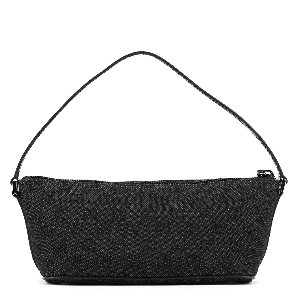 250001 Anthracite Denim GG Boat Pochette