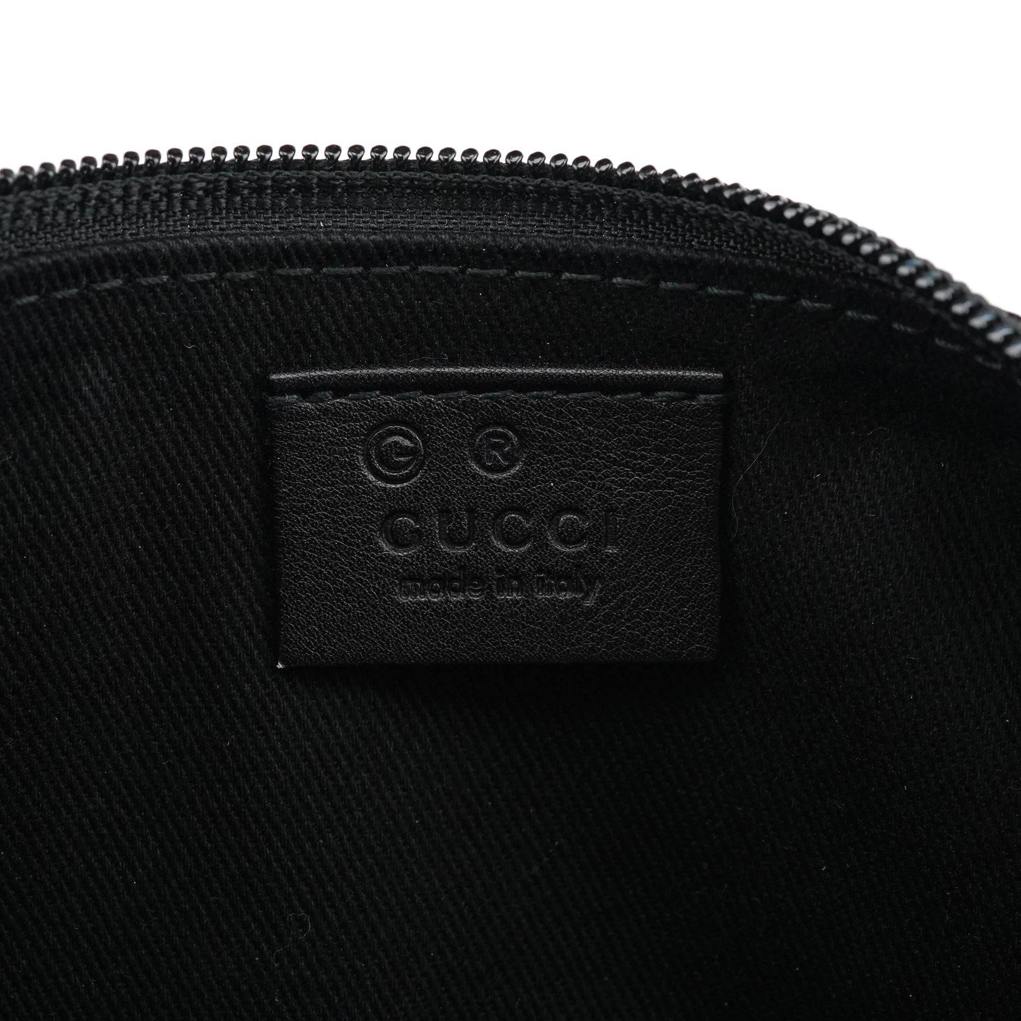 250001 Black Lizard Embossed Boat Pochette