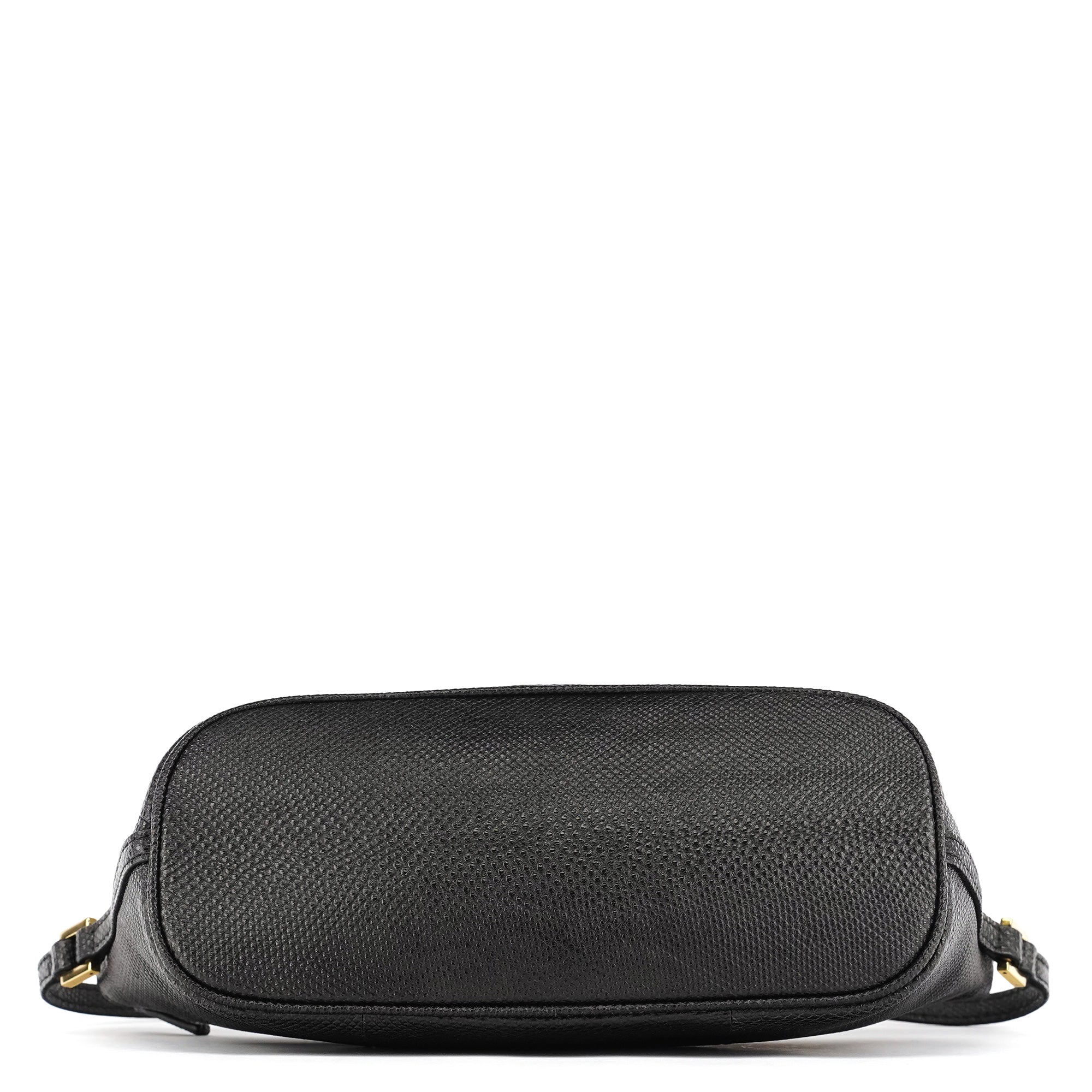 250001 Black Lizard Embossed Boat Pochette